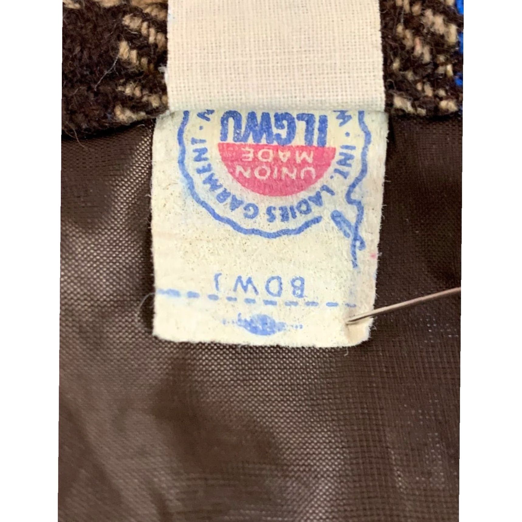 Vintage VINTAGE Small 1970s Wool A-Line Plaid Skirt Front Pleat Union Label Side Zip SKIRT Women S Brown Short Size S Size 28" / US 6 / IT 42 - 7 Thumbnail