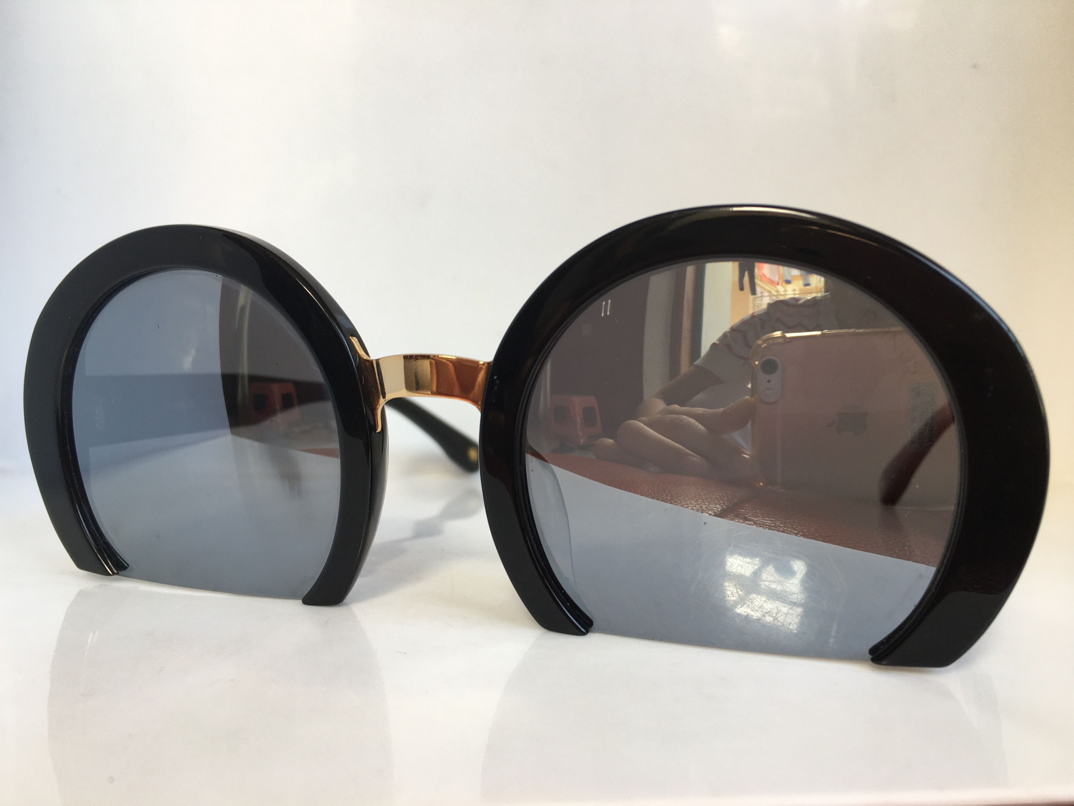 Other Ranus Black FUTURISTE Sunglasses Frame Size ONE SIZE - 3 Thumbnail