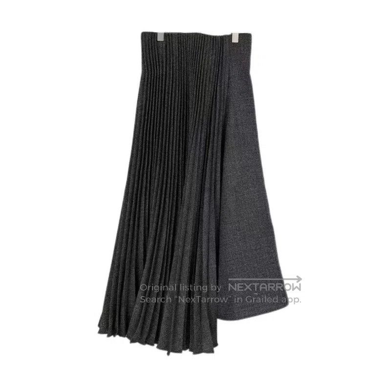 Dior Dior Gray wool irregular skirt Size 25" / US 0 / IT 36 - 2 Thumbnail