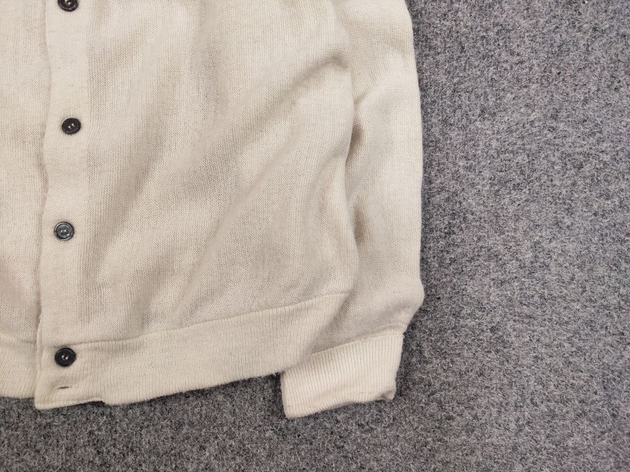 Lacoste Rare Vintage 90's Izod Lacoste Logo Beige cardigan Sweater Size US M / EU 48-50 / 2 - 10 Thumbnail