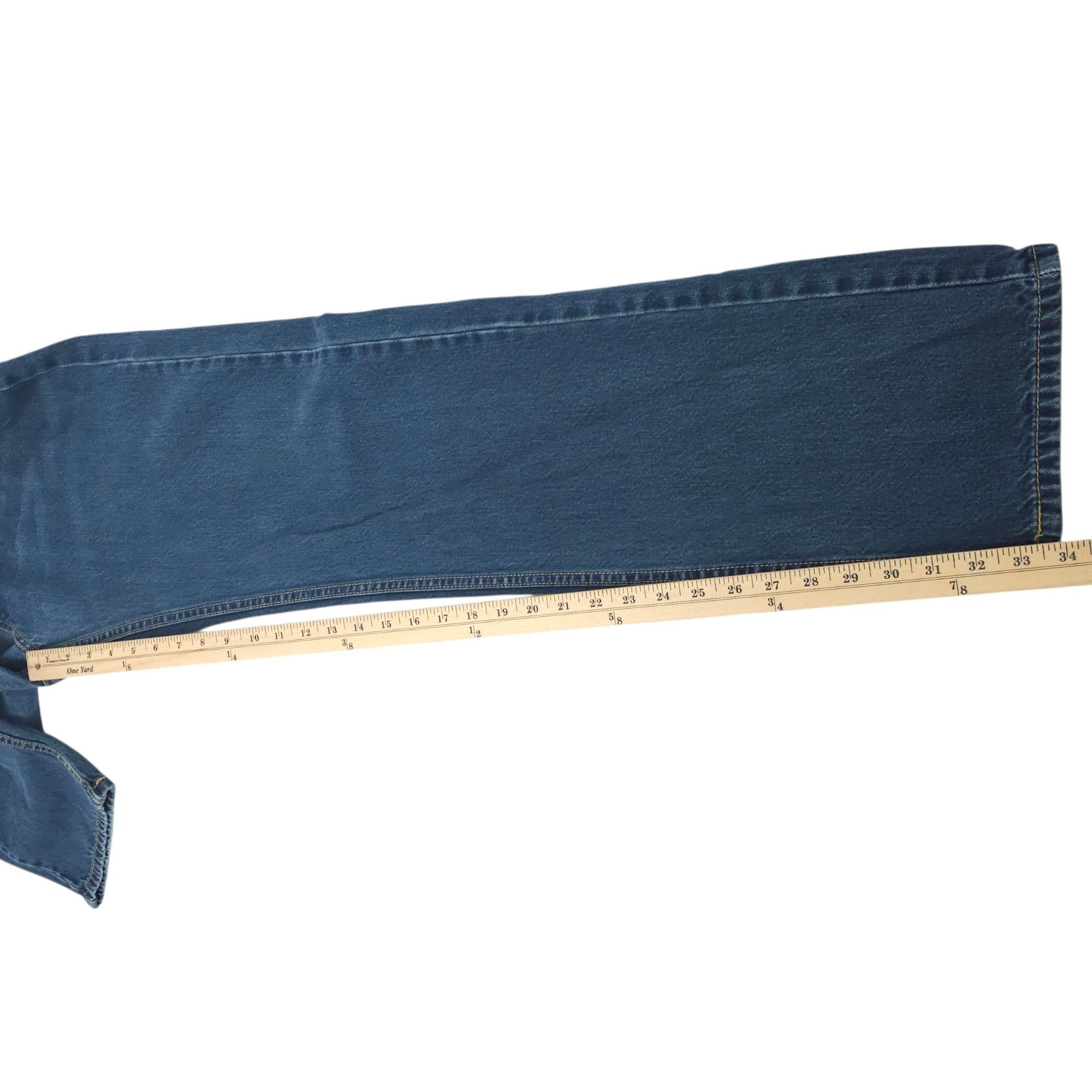 Levi's Levis 505 Straight Leg Jeans Mens 34x34 Regular Fit Size US 34 / EU 50 - 5 Thumbnail