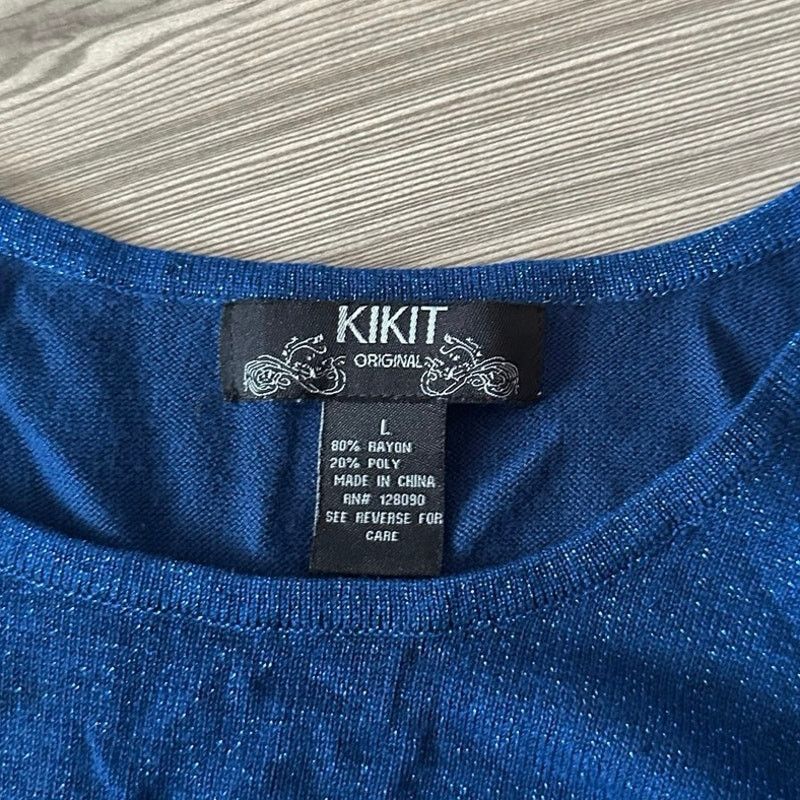 Other kikit blue sparkly tank top Size L / US 10 / IT 46 - 3 Thumbnail
