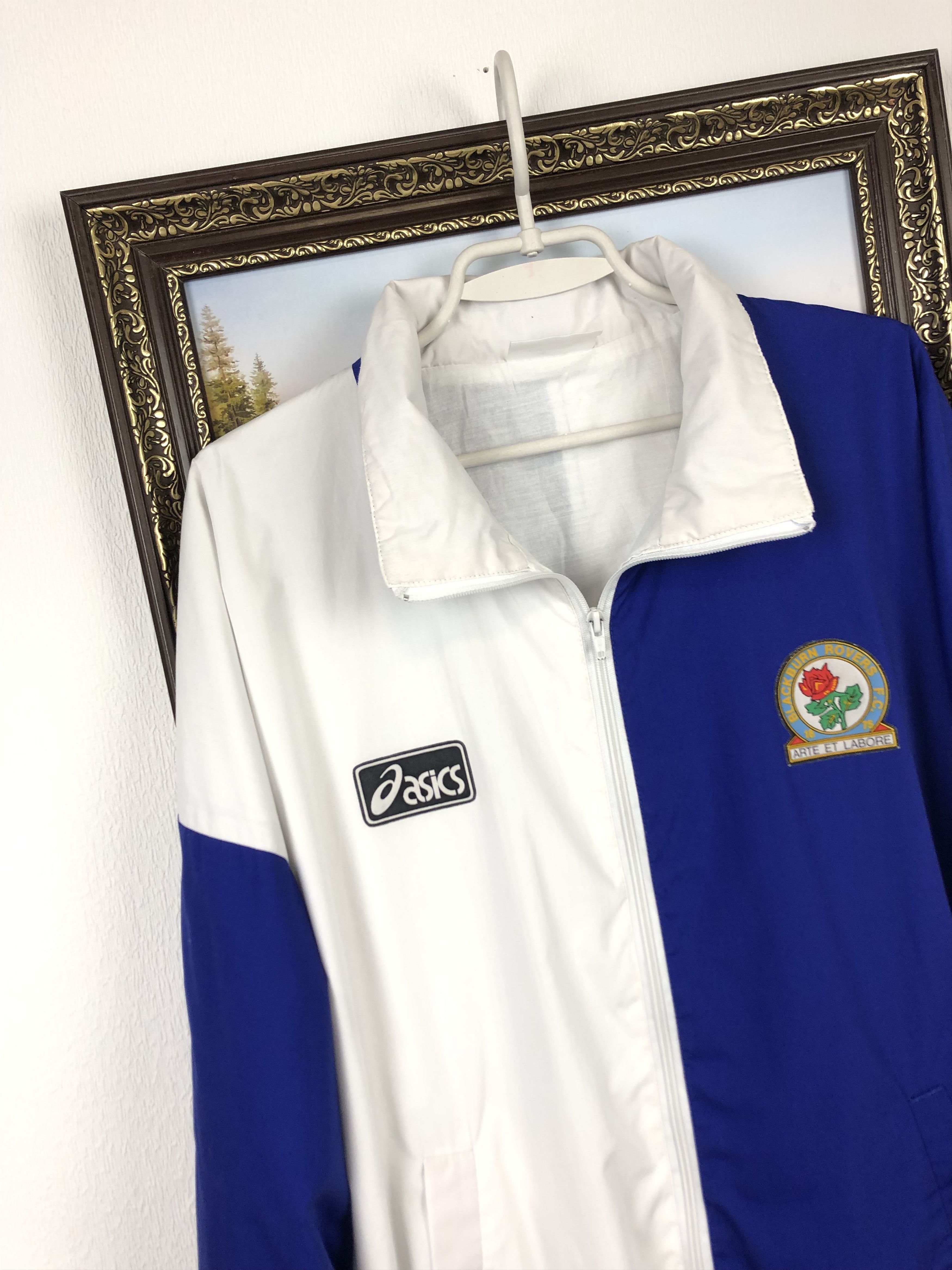 Vintage Vintage Blackburn Rovers Football Jacket Track Top Rare Size US XL / EU 56 / 4 - 3 Thumbnail