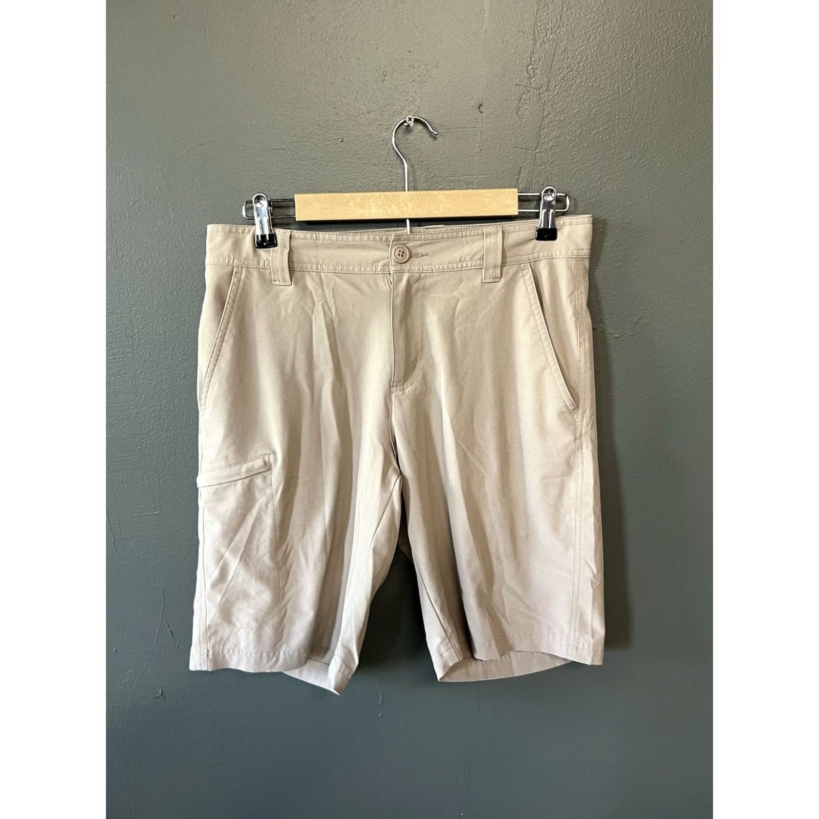 Vintage Columbia Mens Khaki Chino Shorts Omni-shield Size 30 Size US 30 / EU 46 - 2 Thumbnail