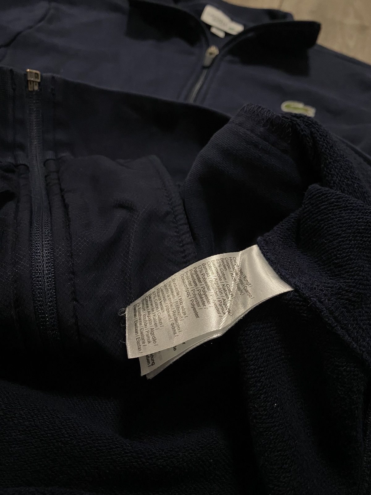 Lacoste Lacoste Full Zip Jacket Sweatshirt Sweater Blue Y2K Size US M / EU 48-50 / 2 - 3 Thumbnail
