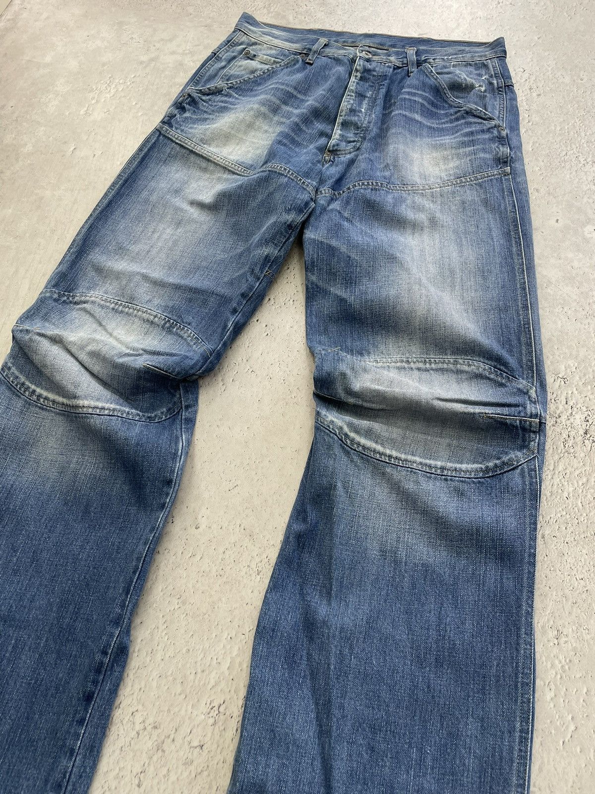 G-Star G-star Raw Denim Blue Jeans Vintage baggy y2k Style Pants Size US 36 / EU 52 - 3 Thumbnail