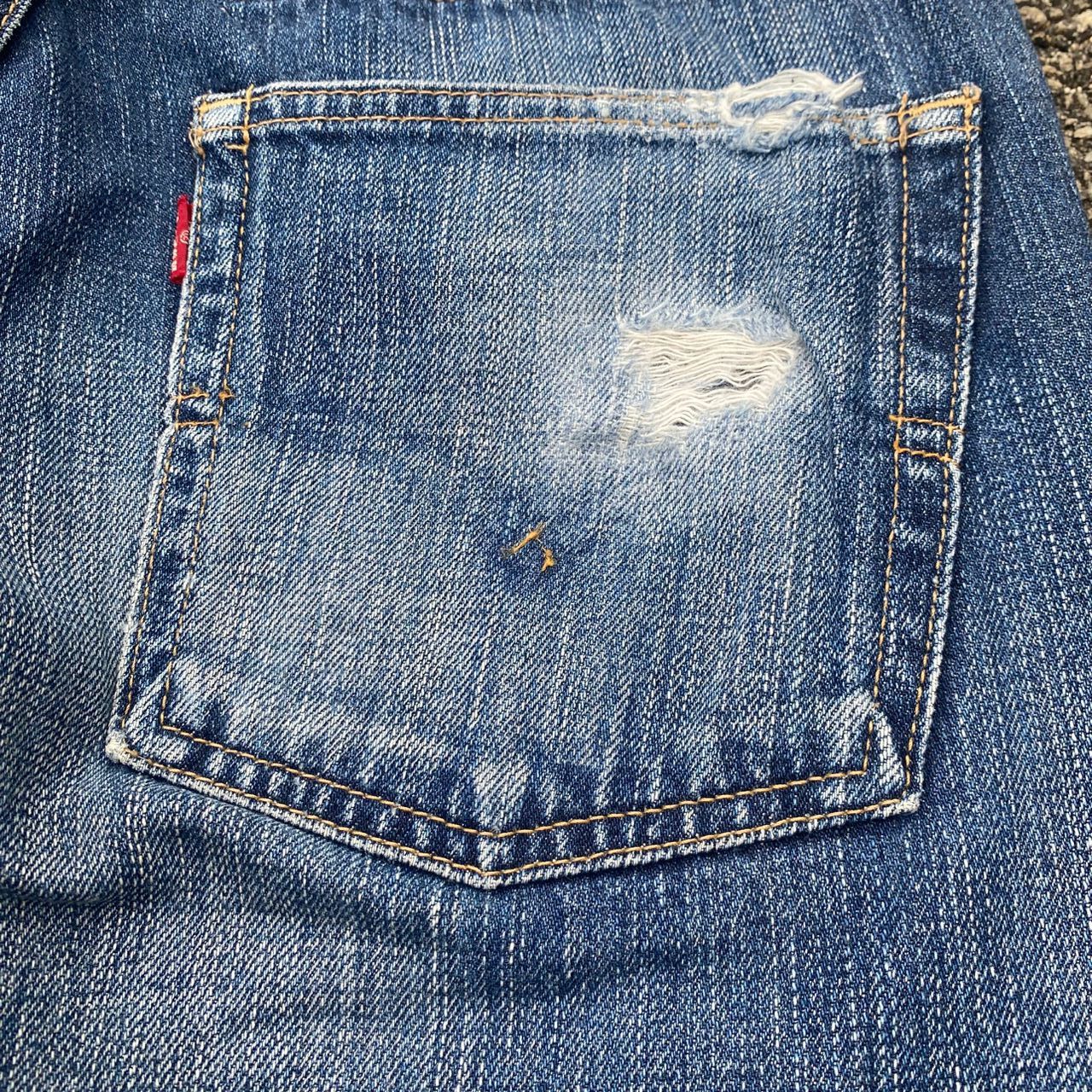 Levi's Vintage Levis 505 Distressed Denim Jeans Size US 32 / EU 48 - 13 Thumbnail