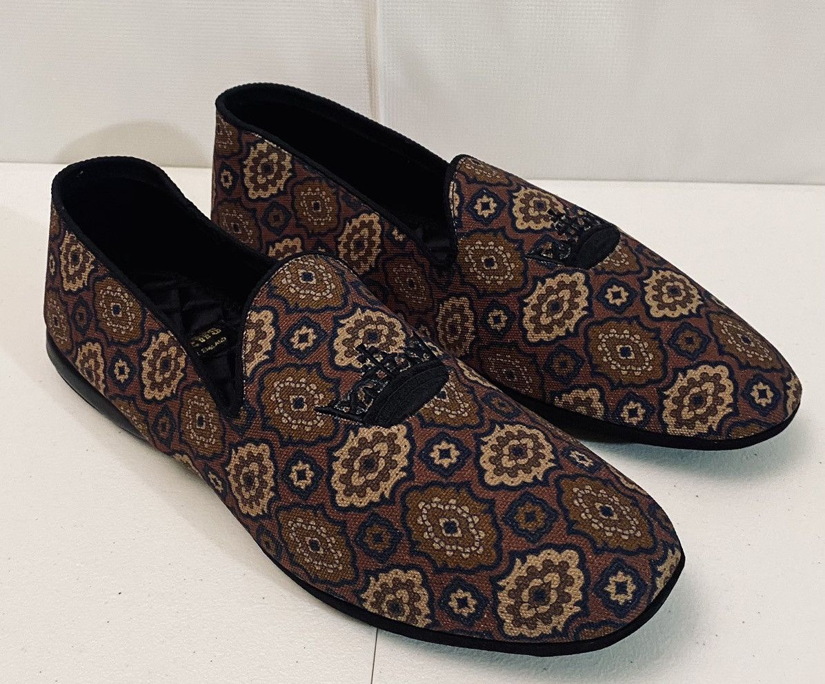 Church's Church’s 🏴󠁧󠁢󠁥󠁮󠁧󠁿 Kanvas Quilted Insole Suede House Slipper 11 New Size US 11 / EU 44 - 4 Thumbnail