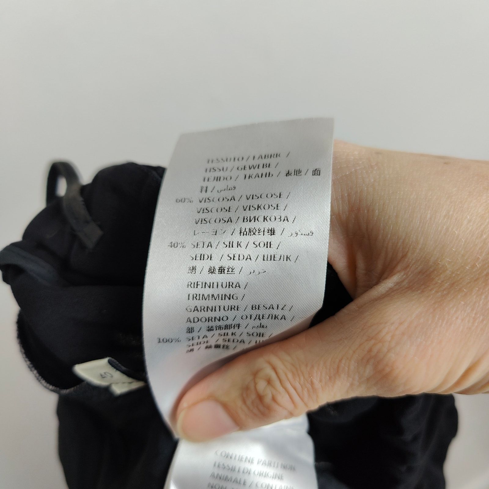 Gucci Gucci Silk Blend Pants Womens IT 40 US Small Black Size 27" / US 4 / IT 40 - 12 Thumbnail