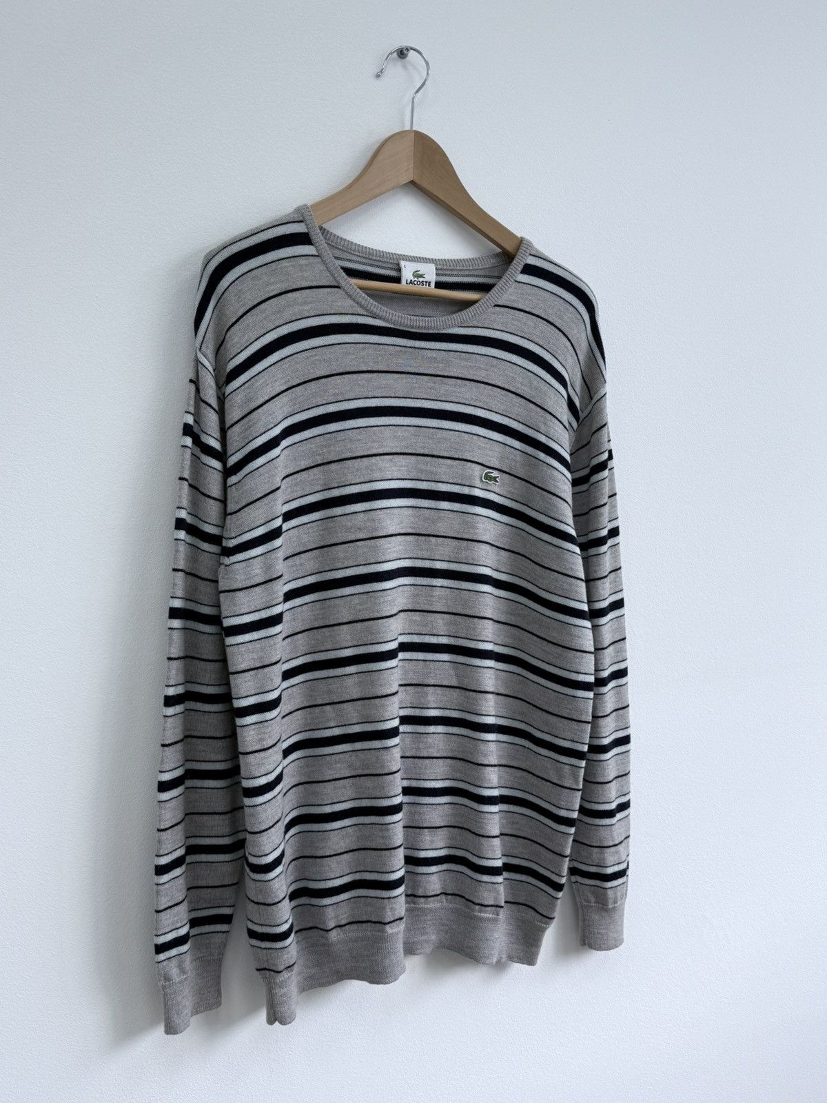 Lacoste Lacoste Striped Wool Sweater Size US XL / EU 56 / 4 - 2 Thumbnail