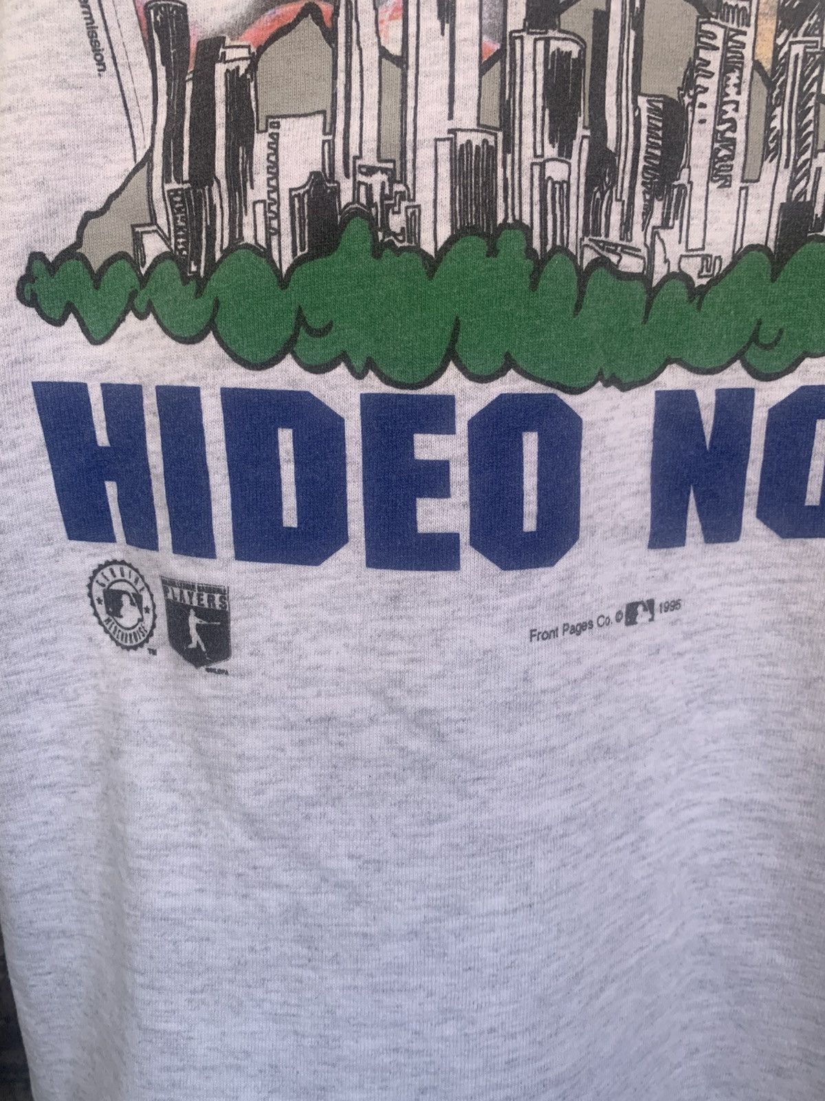 MLB Vintage 90s Dodgers MLB Front Pages Hideo Nomo T shirt Size US L / EU 52-54 / 3 - 5 Thumbnail