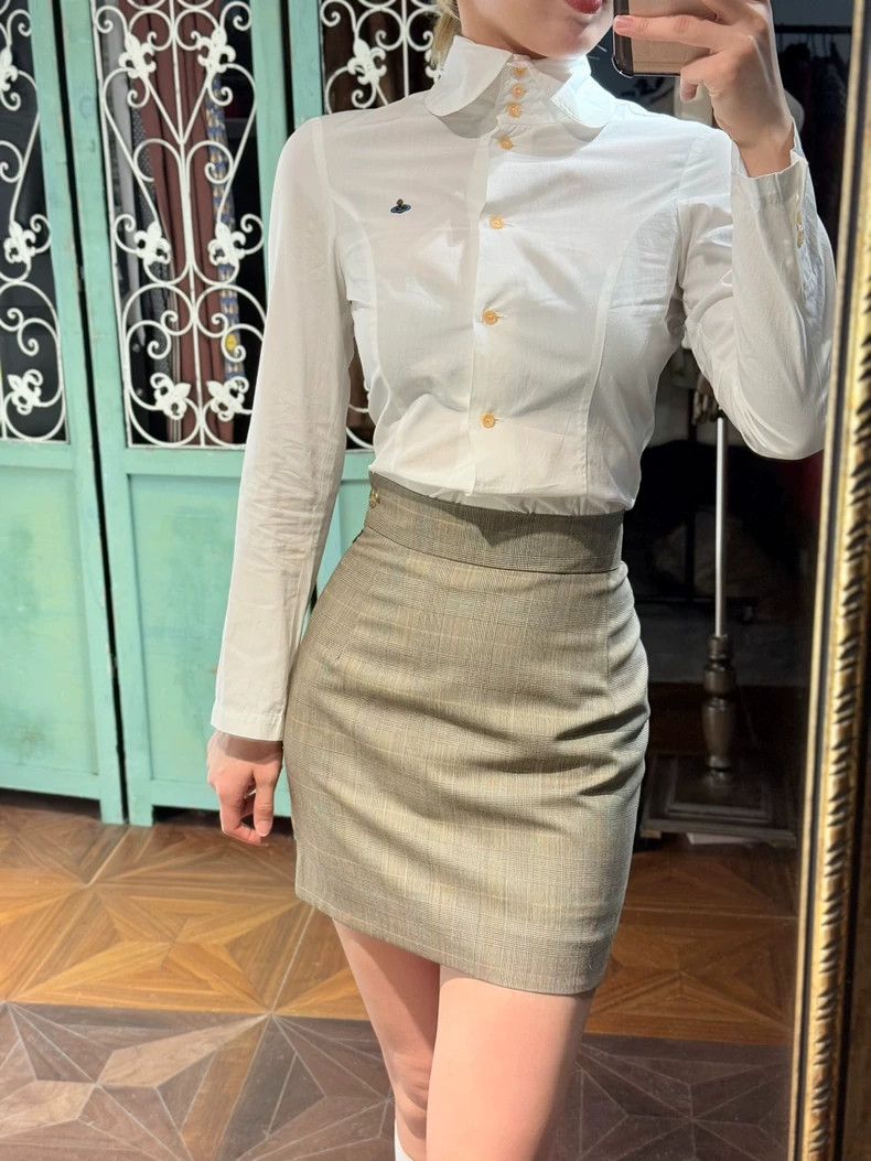 Vivienne Westwood Vivienne Westwood Grainy baggy half skirt Size 26" / US 2 / IT 38 - 2 Thumbnail