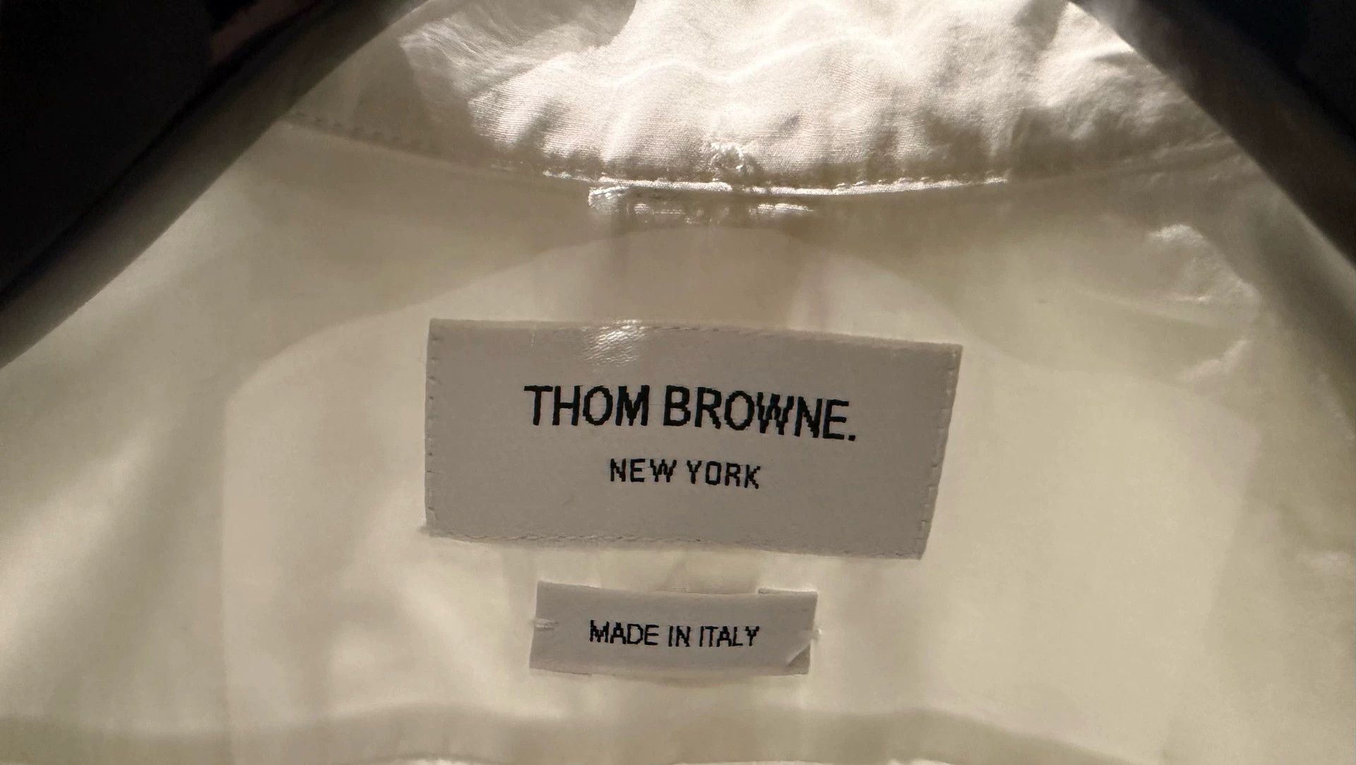 Thom Browne Thom Browne Women's Classic Tricolor White Poplin Shirt Size S / US 4 / IT 40 - 3 Thumbnail