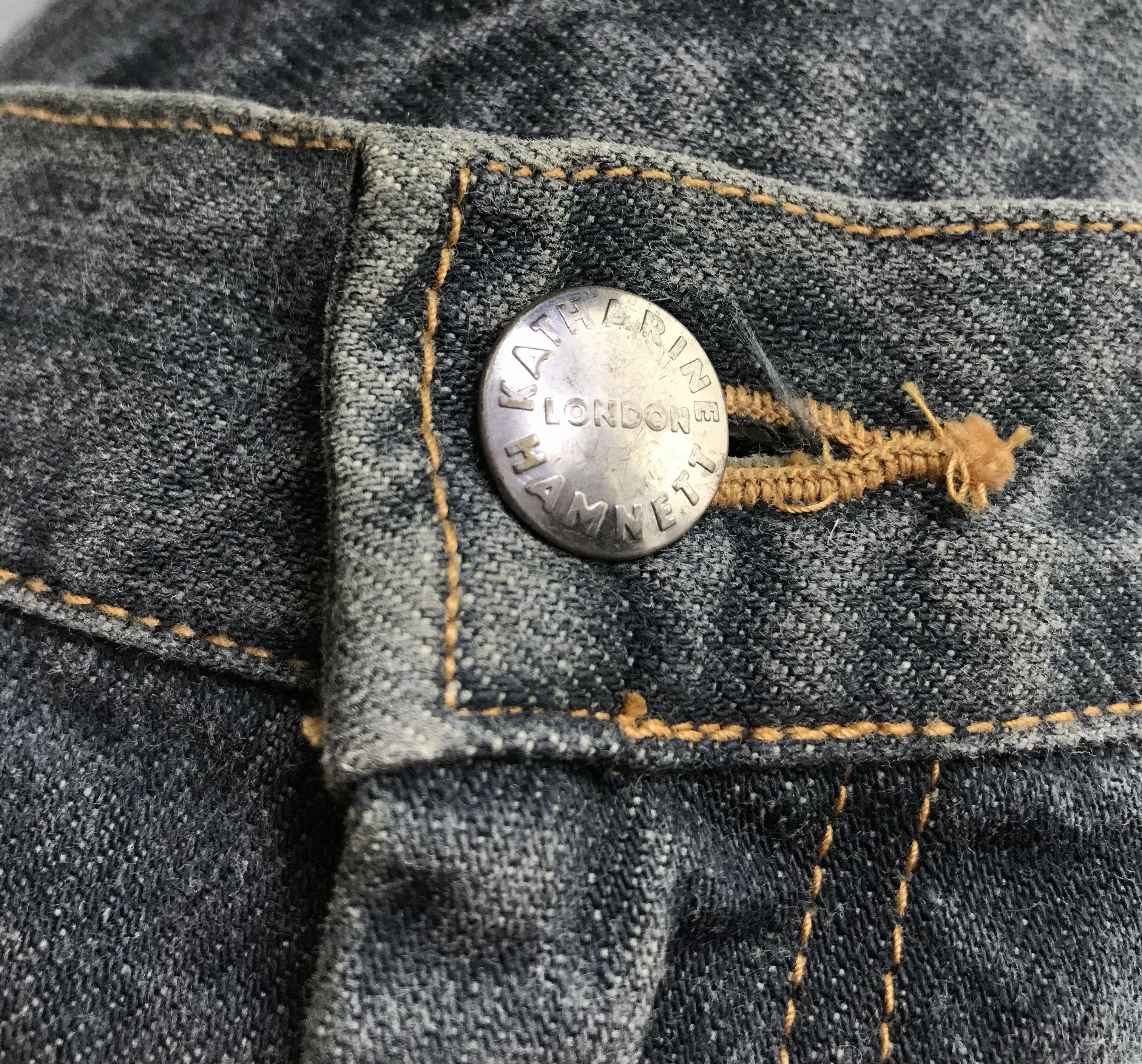 Katharine Hamnett London Vintage Katharine Hamnett London Super Flare Jeans Size 29" - 10 Thumbnail
