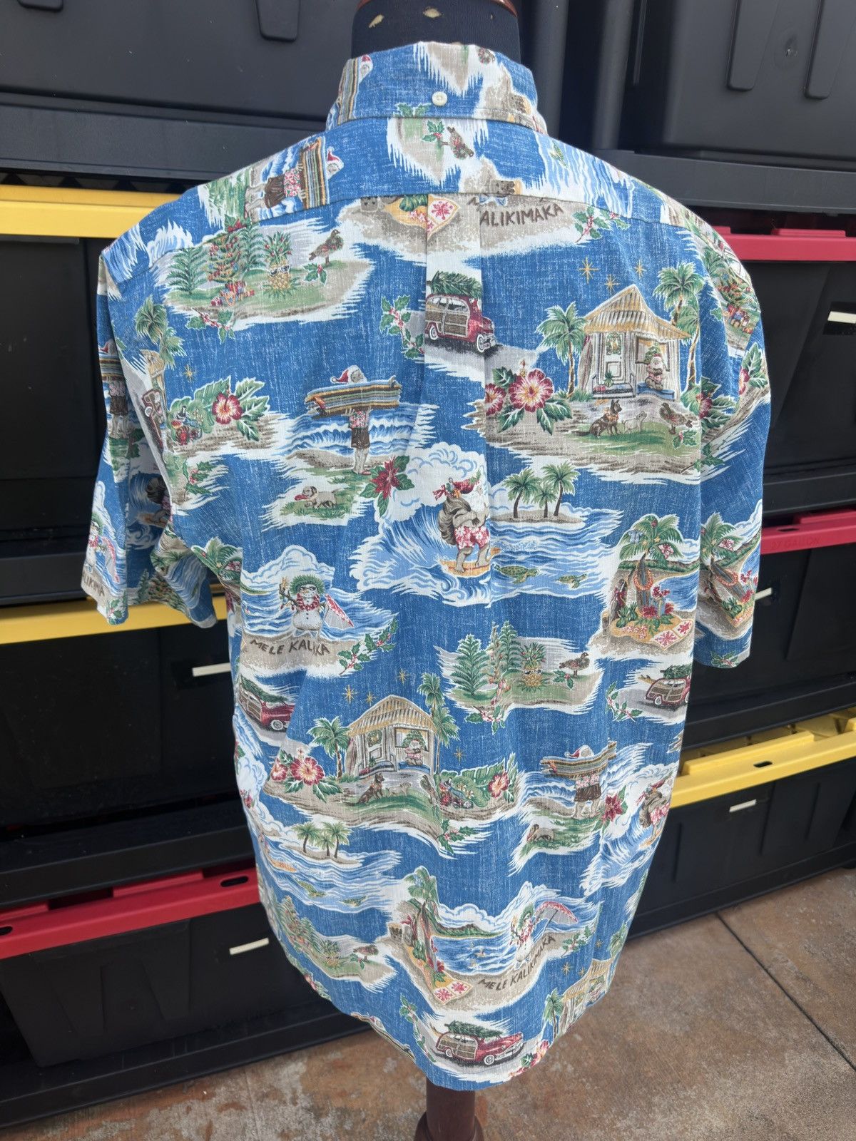 Reyn Spooner Reyn Spooner Classic Mele Kalikimaka Hawaiian Print Men's L Size US L / EU 52-54 / 3 - 2 Thumbnail