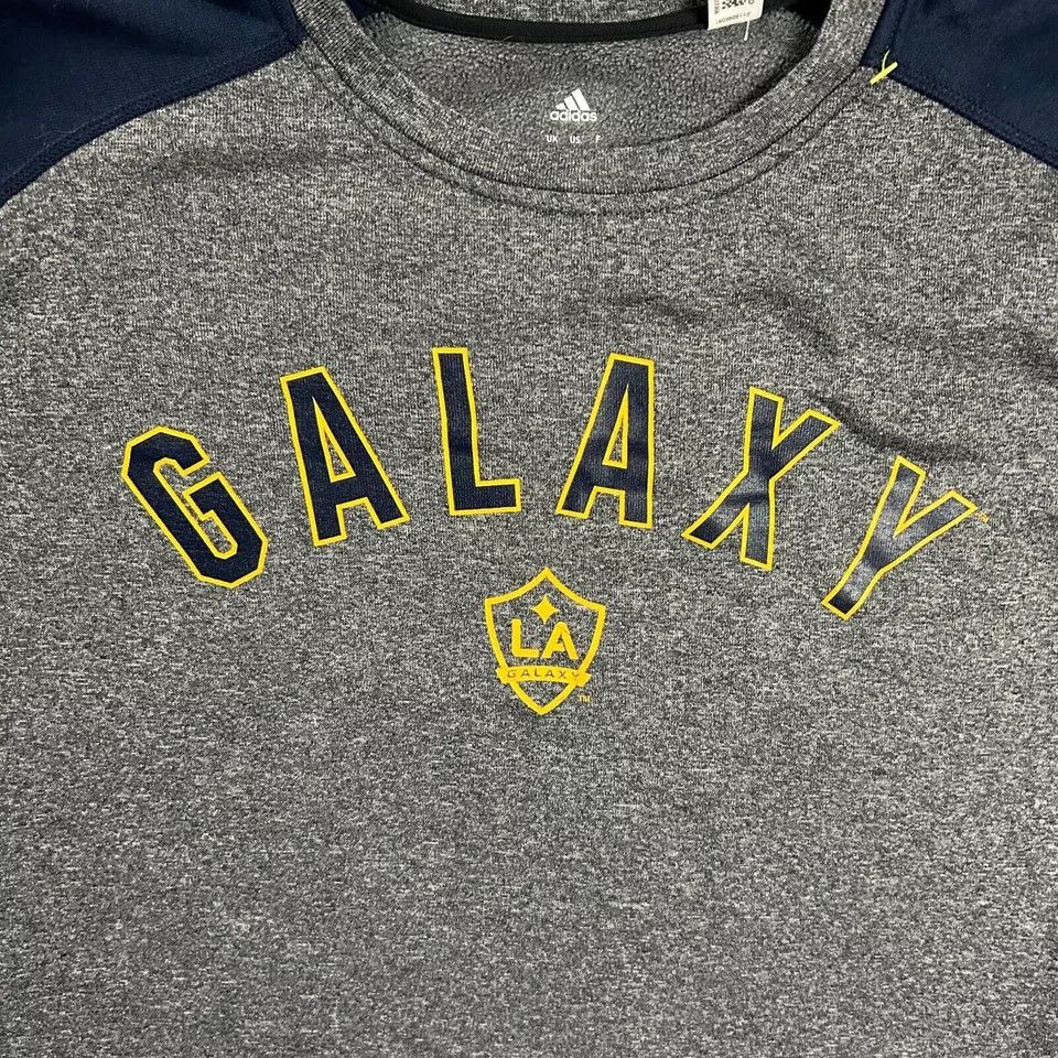 Adidas Los Angeles Galaxy Sweatshirt Mens Large Pullover Fleece Size US L / EU 52-54 / 3 - 2 Thumbnail