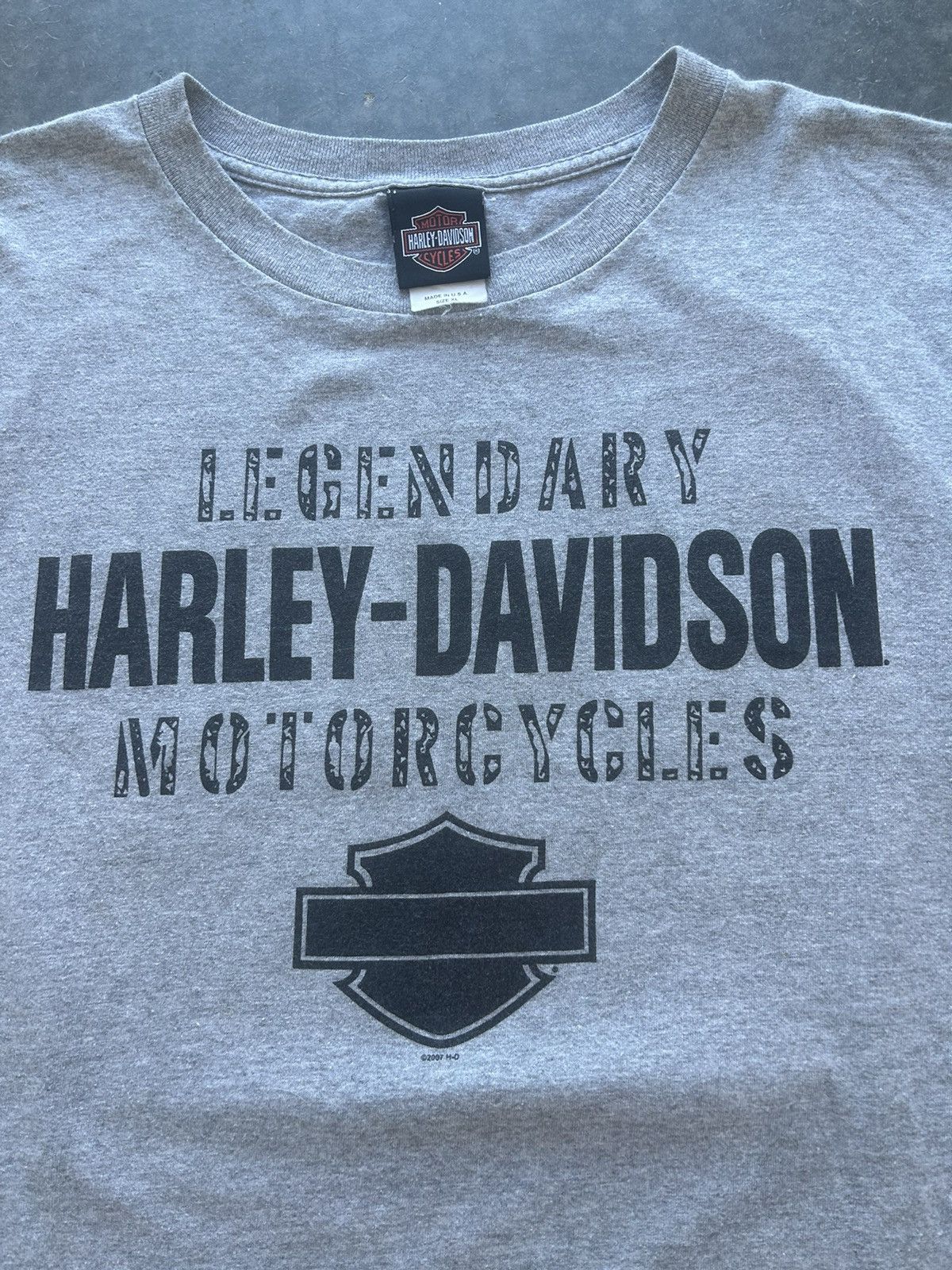 Harley Davidson × Vintage Vintage Y2K Harley Davidson Graphic Tee Double Sided Size US XL / EU 56 / 4 - 2 Thumbnail