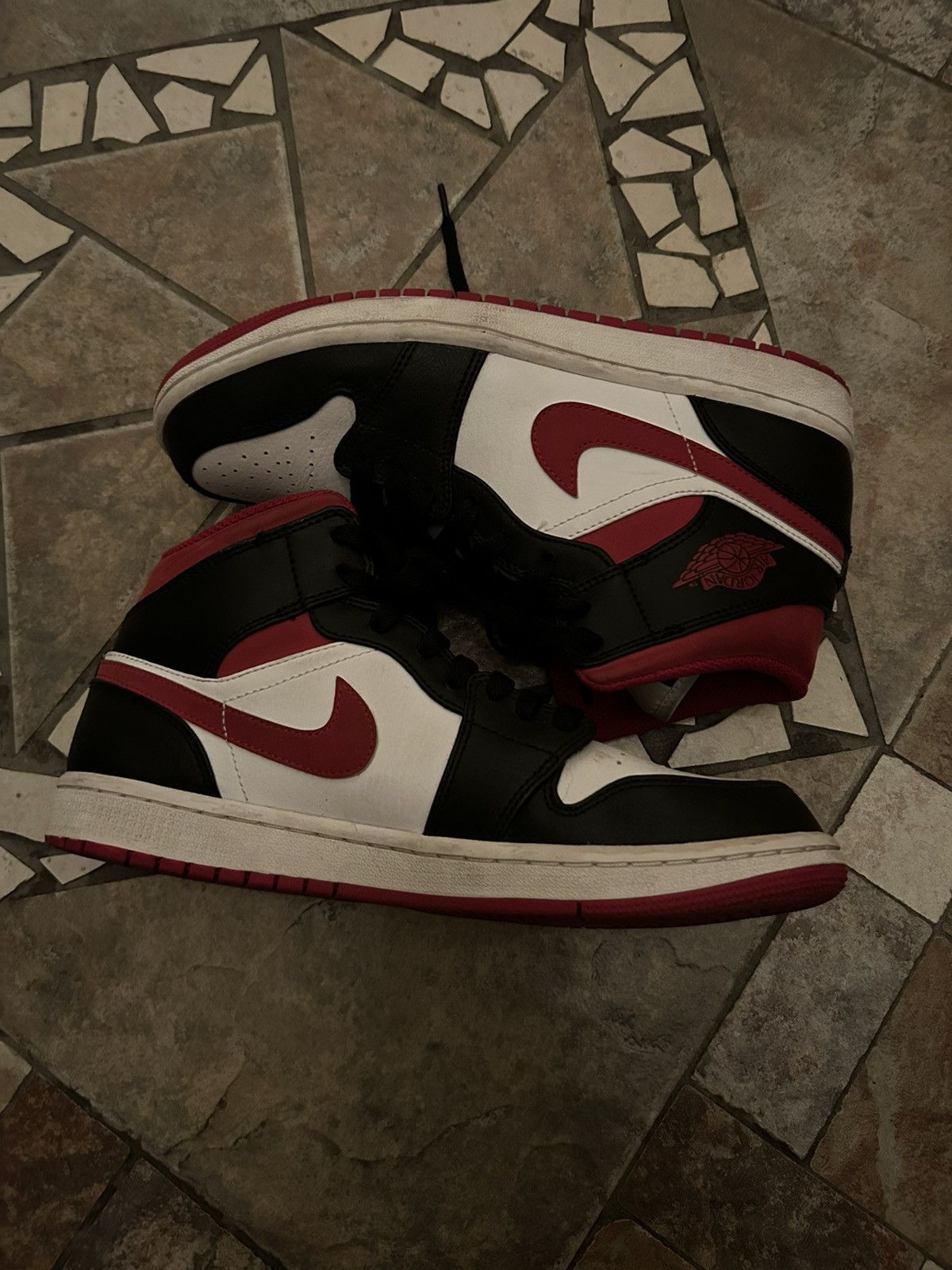 Jordan Brand Air Jordan 1 Mid ‘Black Gym Red’ Size US 8.5 / EU 41-42 - 1 Thumbnail