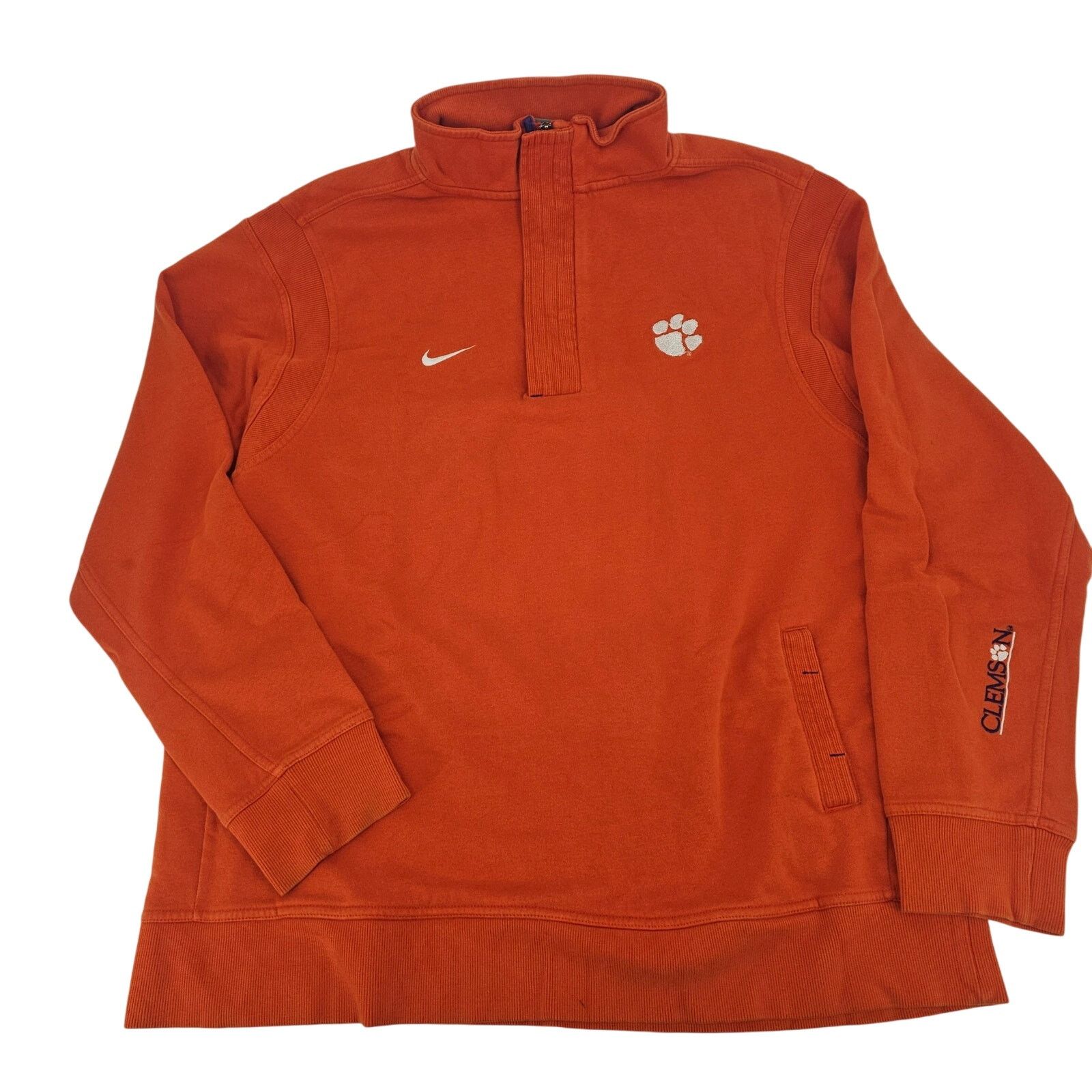 Nike Y2K Nike Clemson Tigers Coach Orange Sweatshirt XL 3264 Size US XL / EU 56 / 4 - 1 Thumbnail