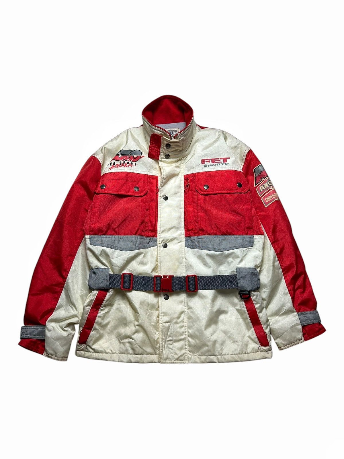 Gear for Sports × Vintage Vintage 80s AXO Sport America Racing Motocross Enduro Jacket Size US S / EU 44-46 / 1 - 2 Thumbnail