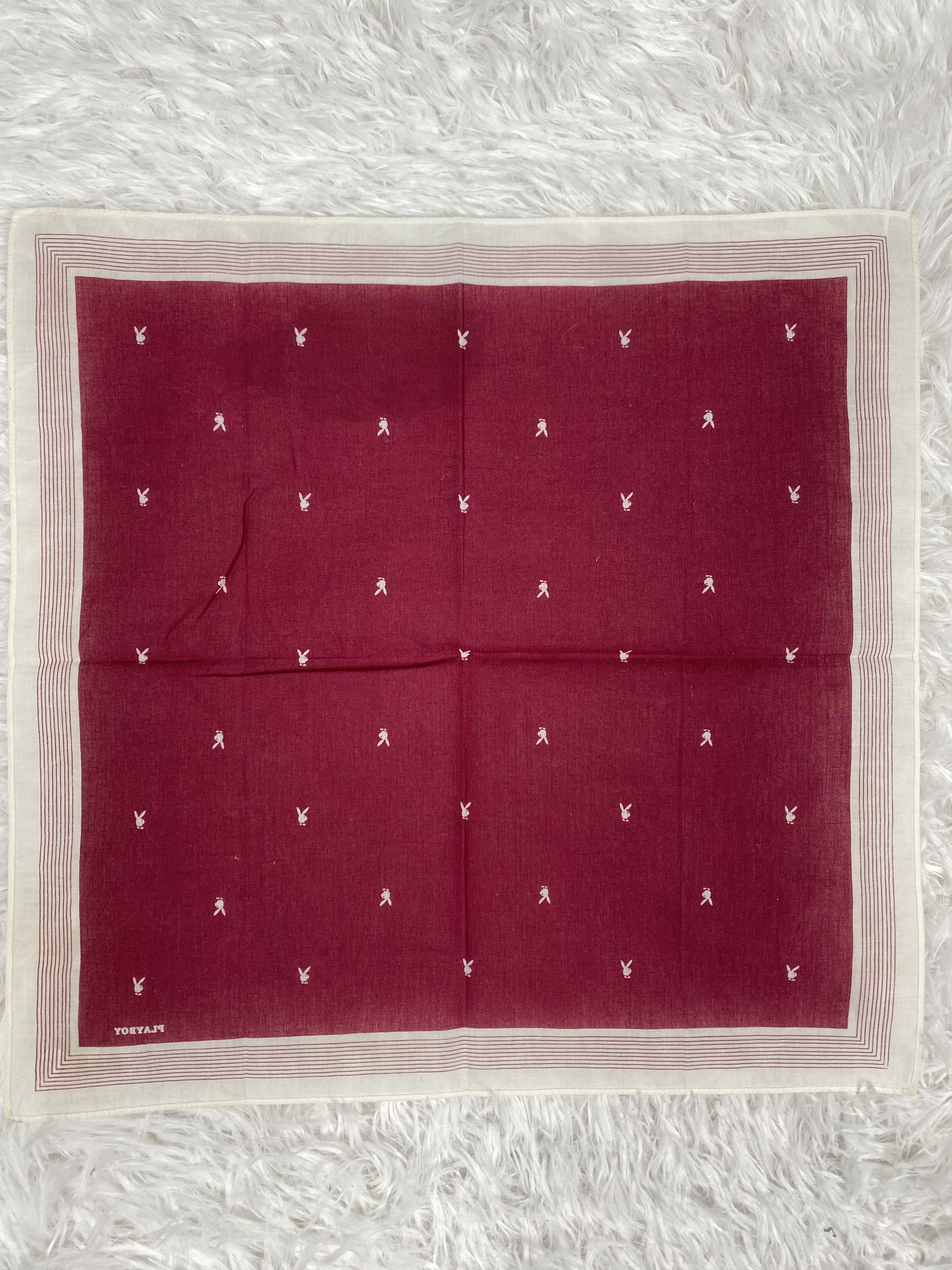 Playboy Vintage Playboy Handkerchief Neckerchief PH0599 Size ONE SIZE - 4 Thumbnail