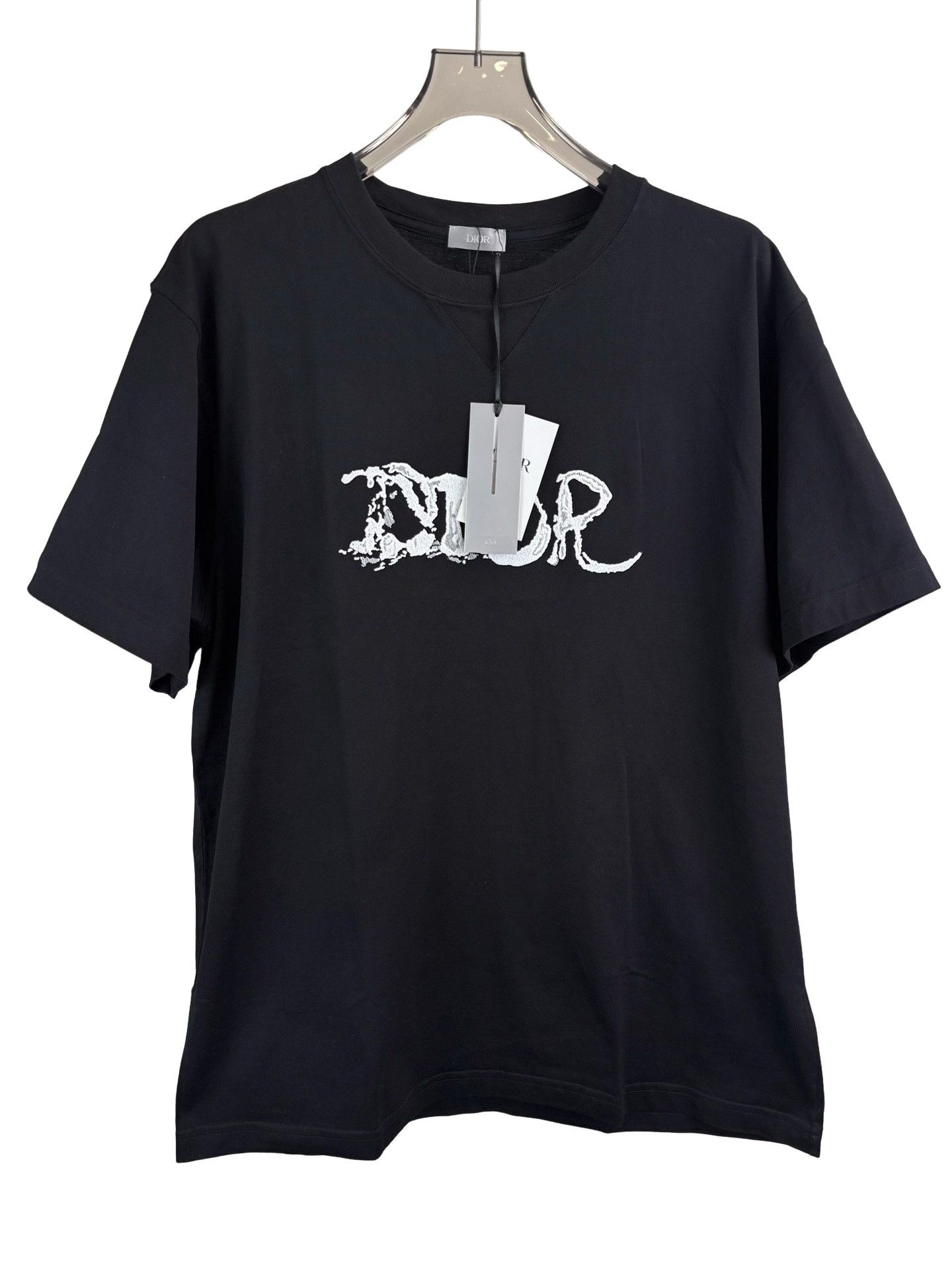 Dior Dior Embroidered Letter Short Sleeve Tee | Grailed