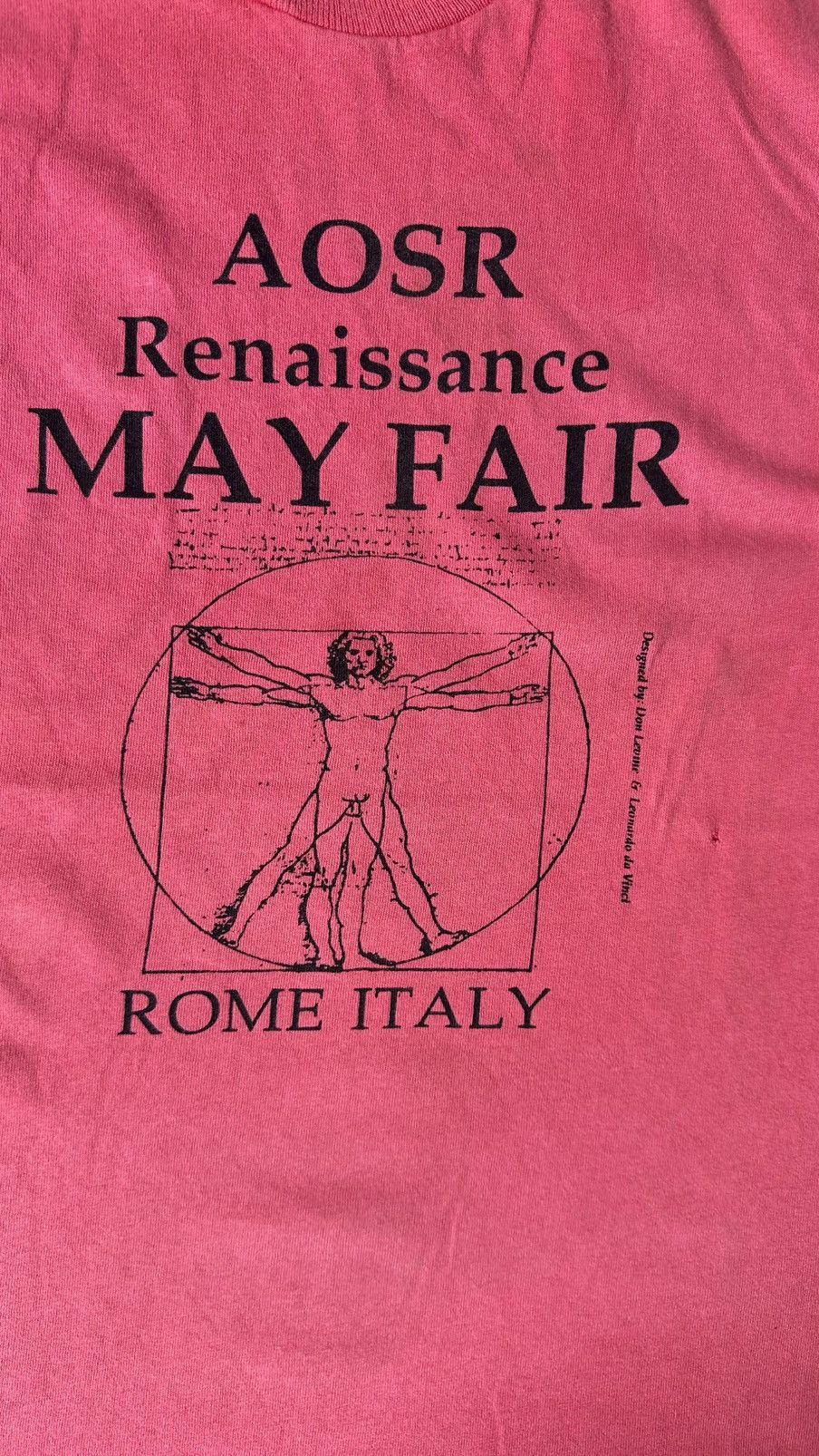 Vintage VINTAGE LEONARDO DA VINCCI ROME ITALY TEE Size US XL / EU 56 / 4 - 2 Thumbnail