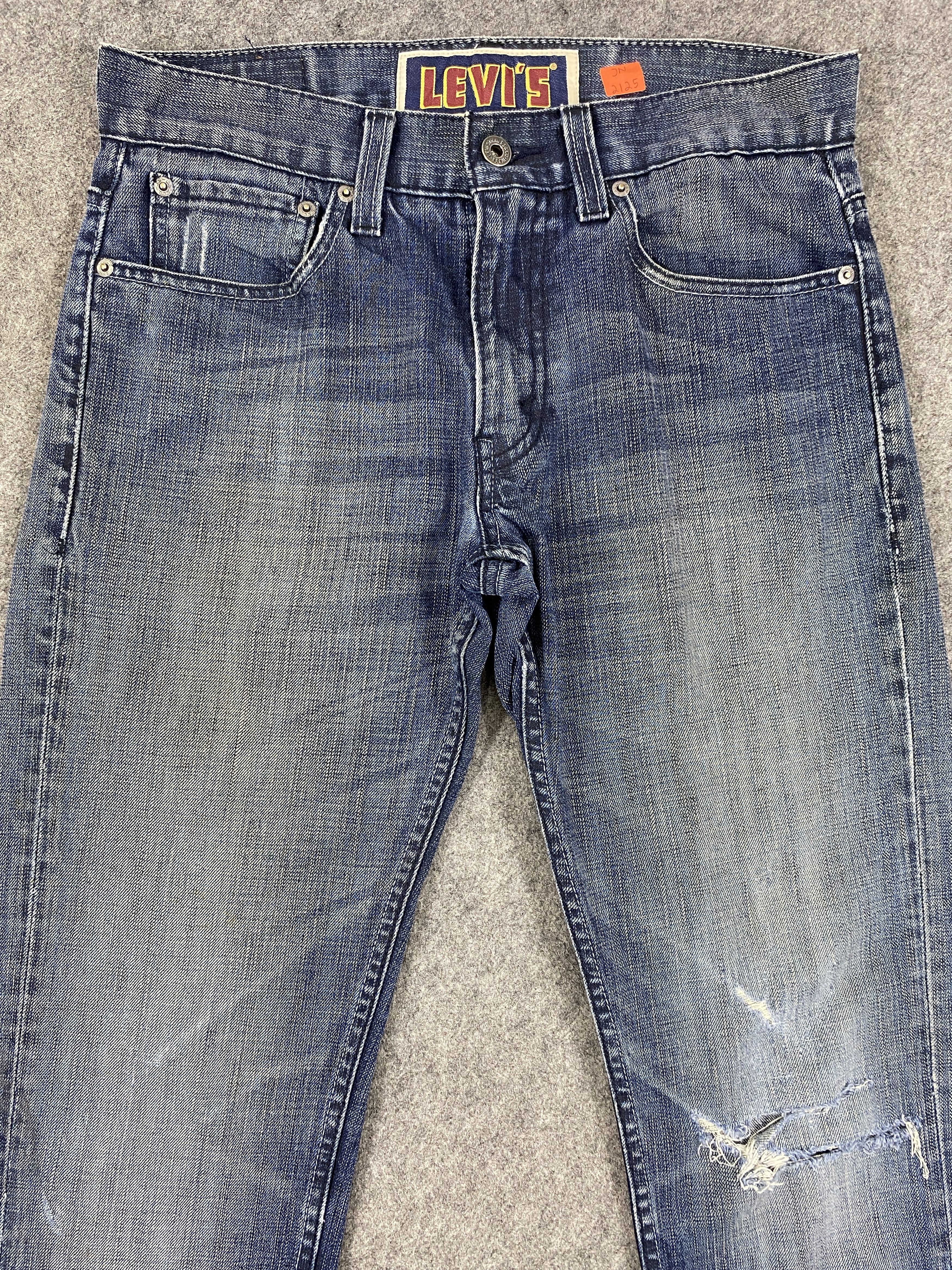 Levi's Distressed Blue Levi's 511 Jeans 31x34.5 Denim -JN2125 Size US 31 - 3 Thumbnail