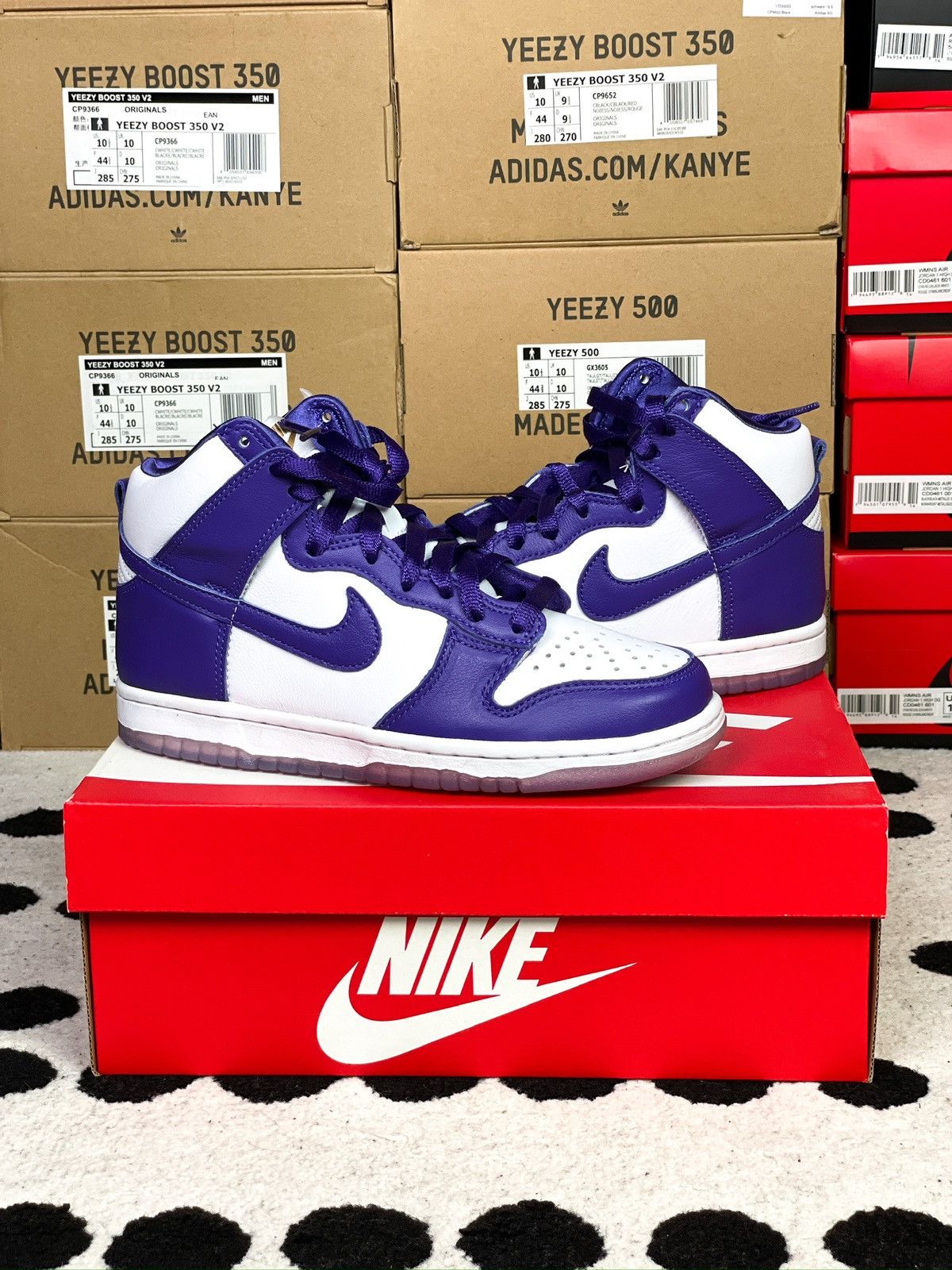 Nike Nike Dunk High 'Varsity Purple' Size US 6.5 / IT 36.5 - 1 Thumbnail