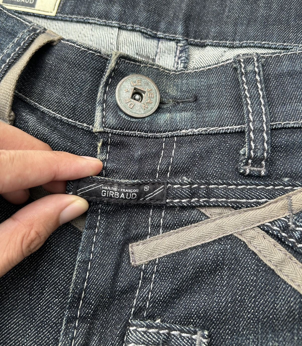 Marithe + Francois Girbaud Marithé + François Girbaud Punk Bondage Style Denim Jeans ☠️ Size US 31 - 7 Thumbnail