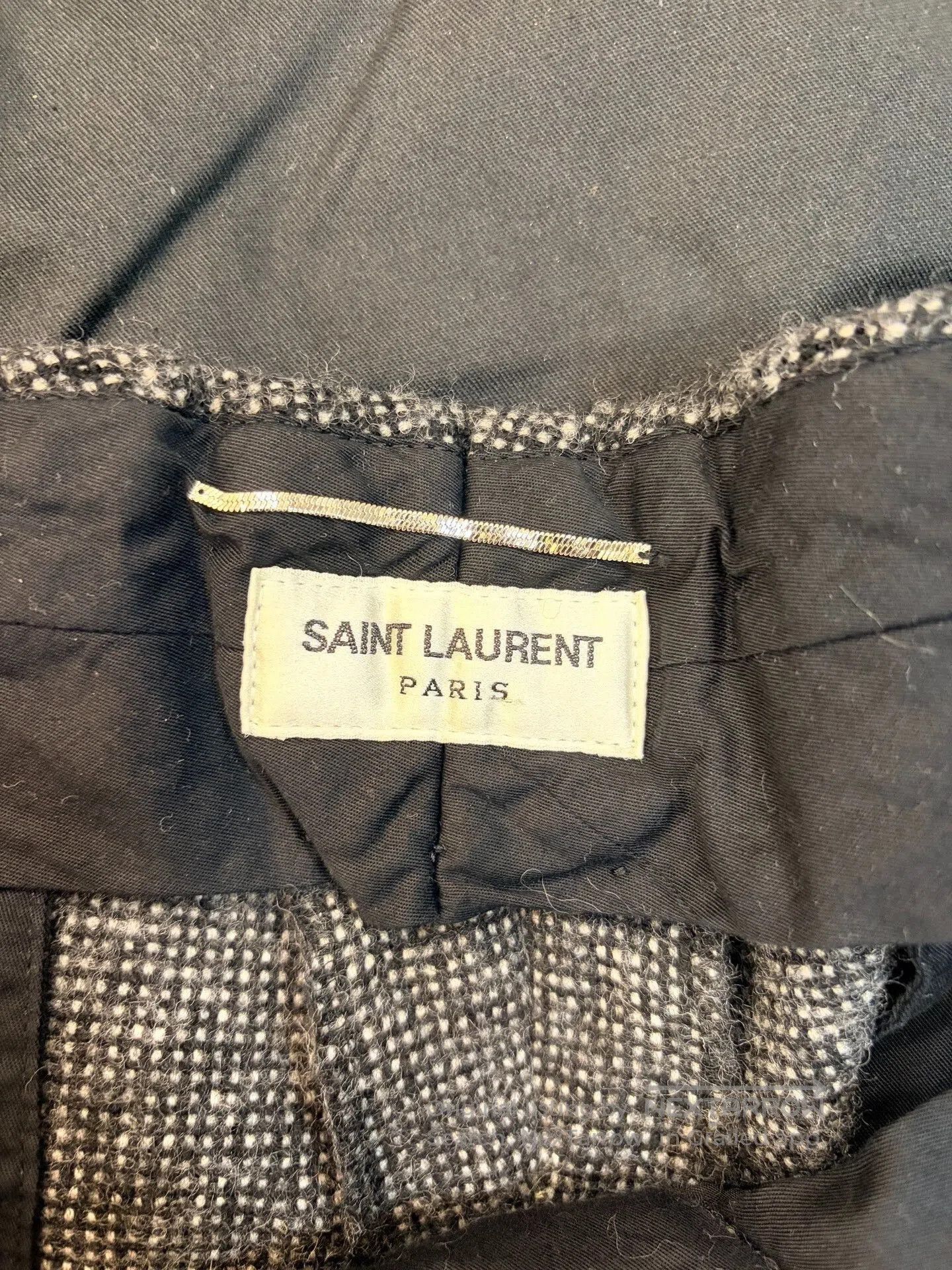 Saint Laurent Paris Saint Laurent Wool Trousers Size 56. Size US 40 / EU 56 - 3 Thumbnail