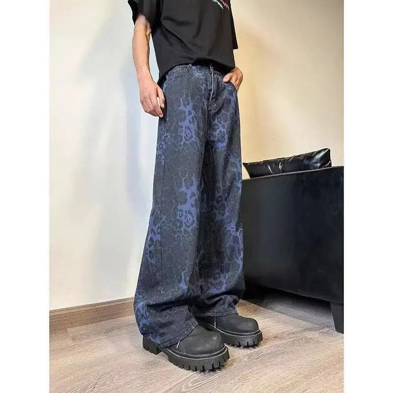 Japanese Brand American Blue Leopard Print Jeans Size US 32 / EU 48 - 5 Thumbnail