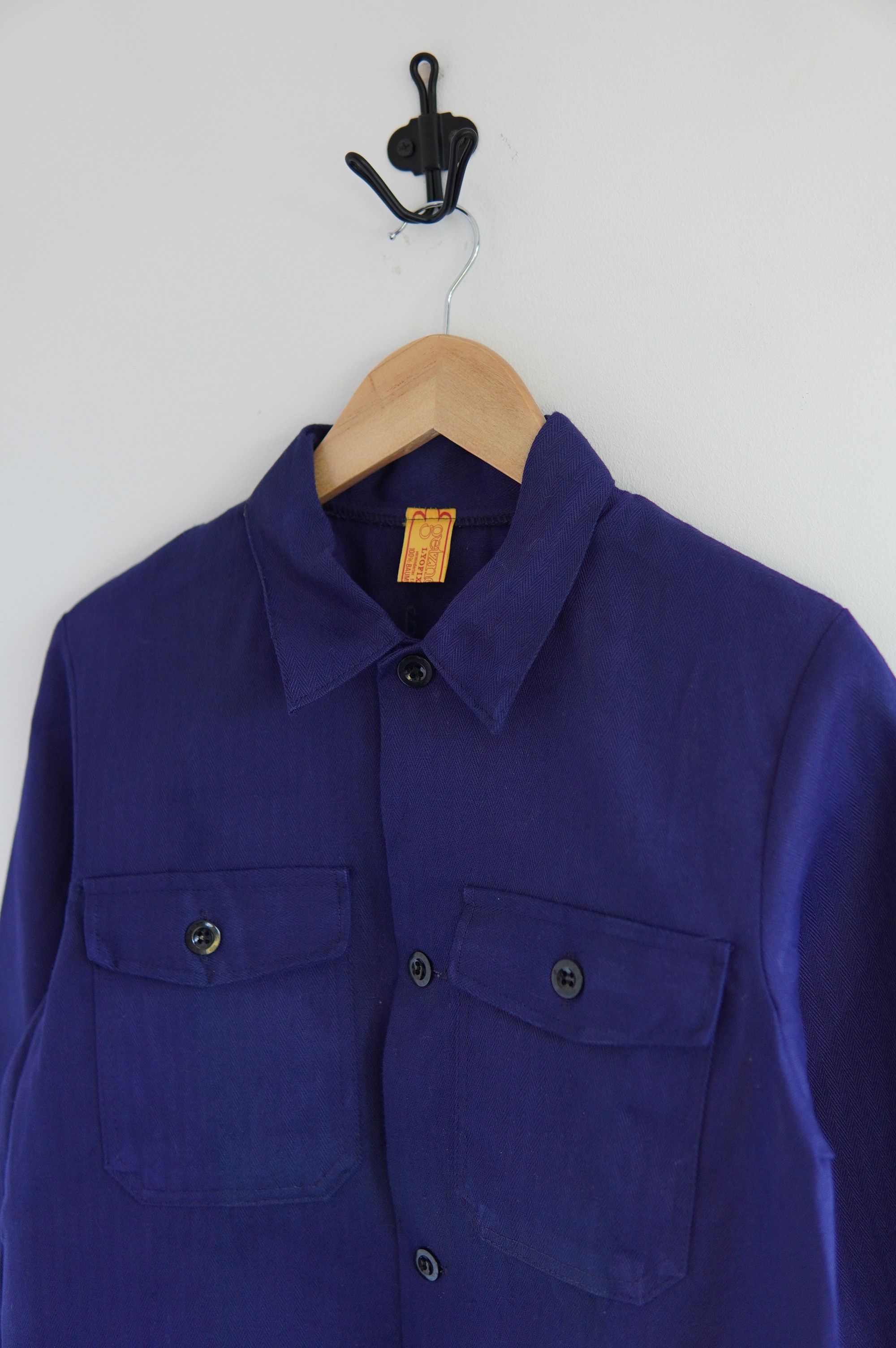 Le Laboureur Vintage Deadstock Chore French Worker Jacket Size US S / EU 44-46 / 1 - 5 Thumbnail