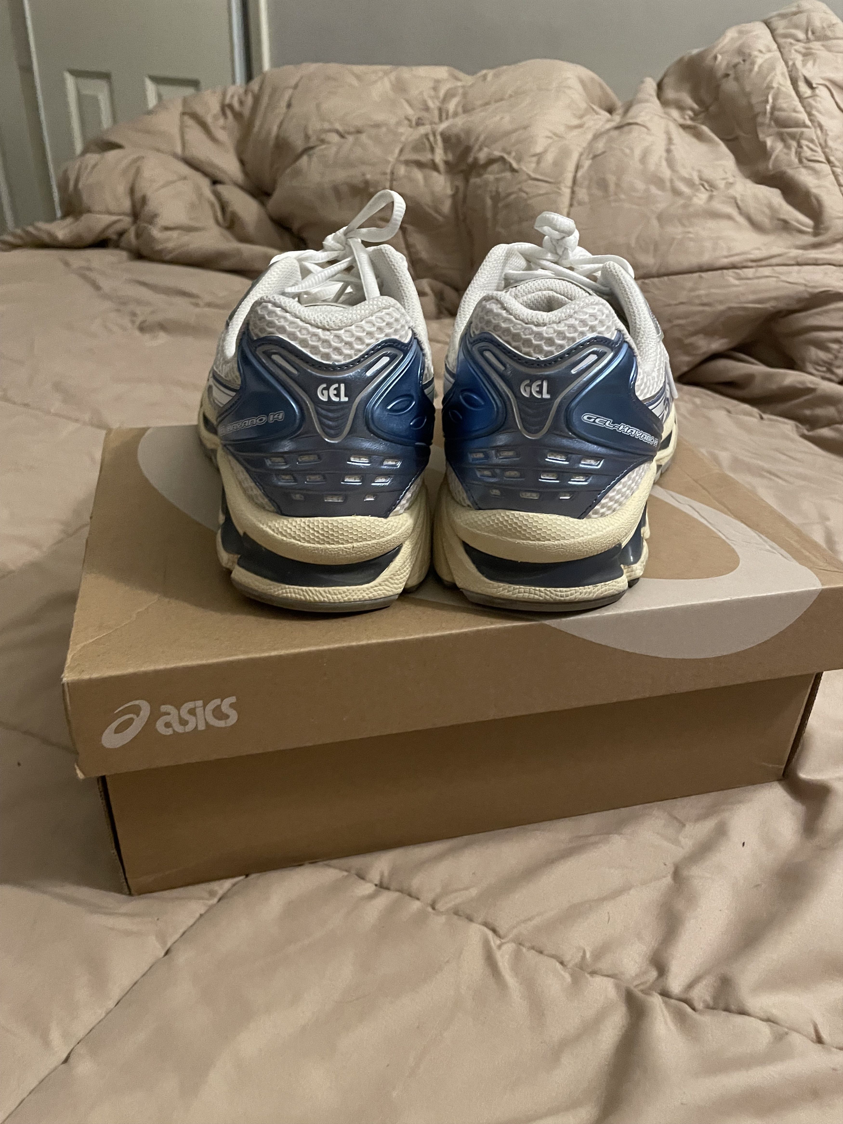 Asics Asics Gel-Kayano 14 "Cream/Denim Blue" Size US 9.5 / EU 42-43 - 4 Thumbnail