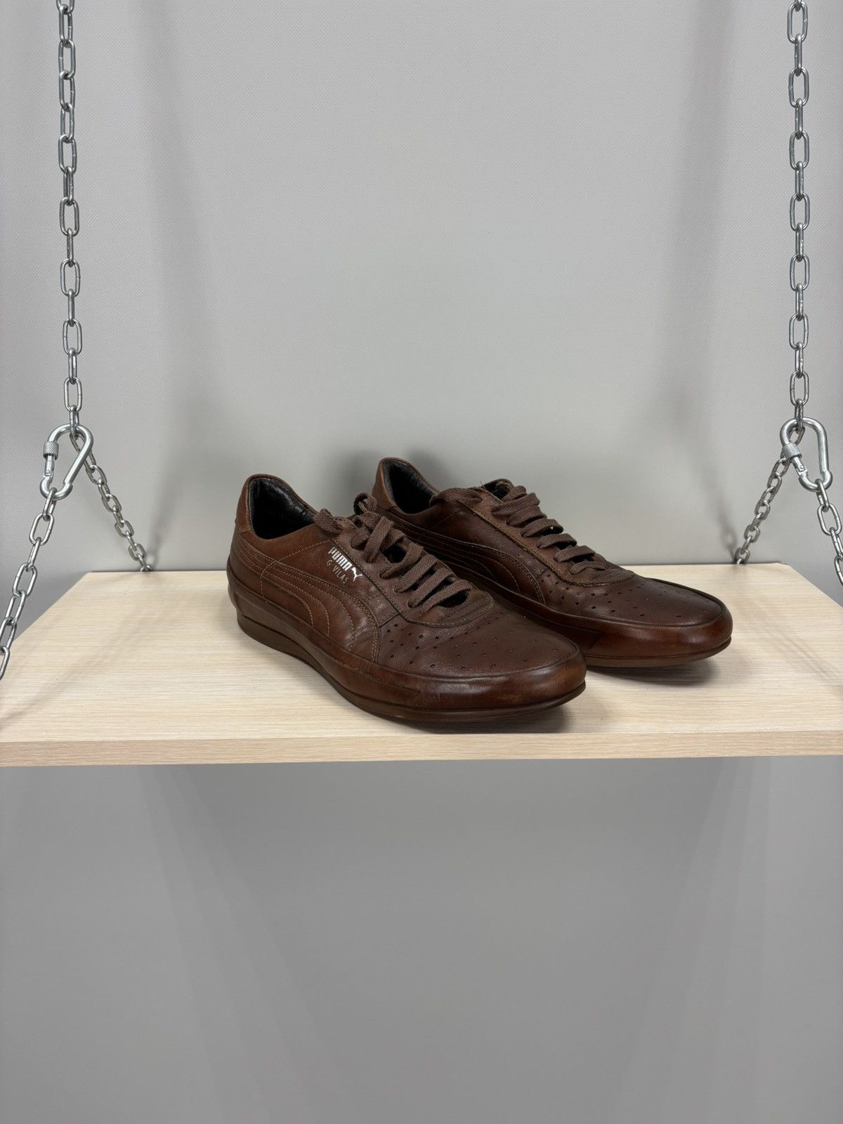 Puma Mens vintage limited leather sneakers Puma G.Vilas 96 Hours Size US 9 / EU 42 - 1 Thumbnail