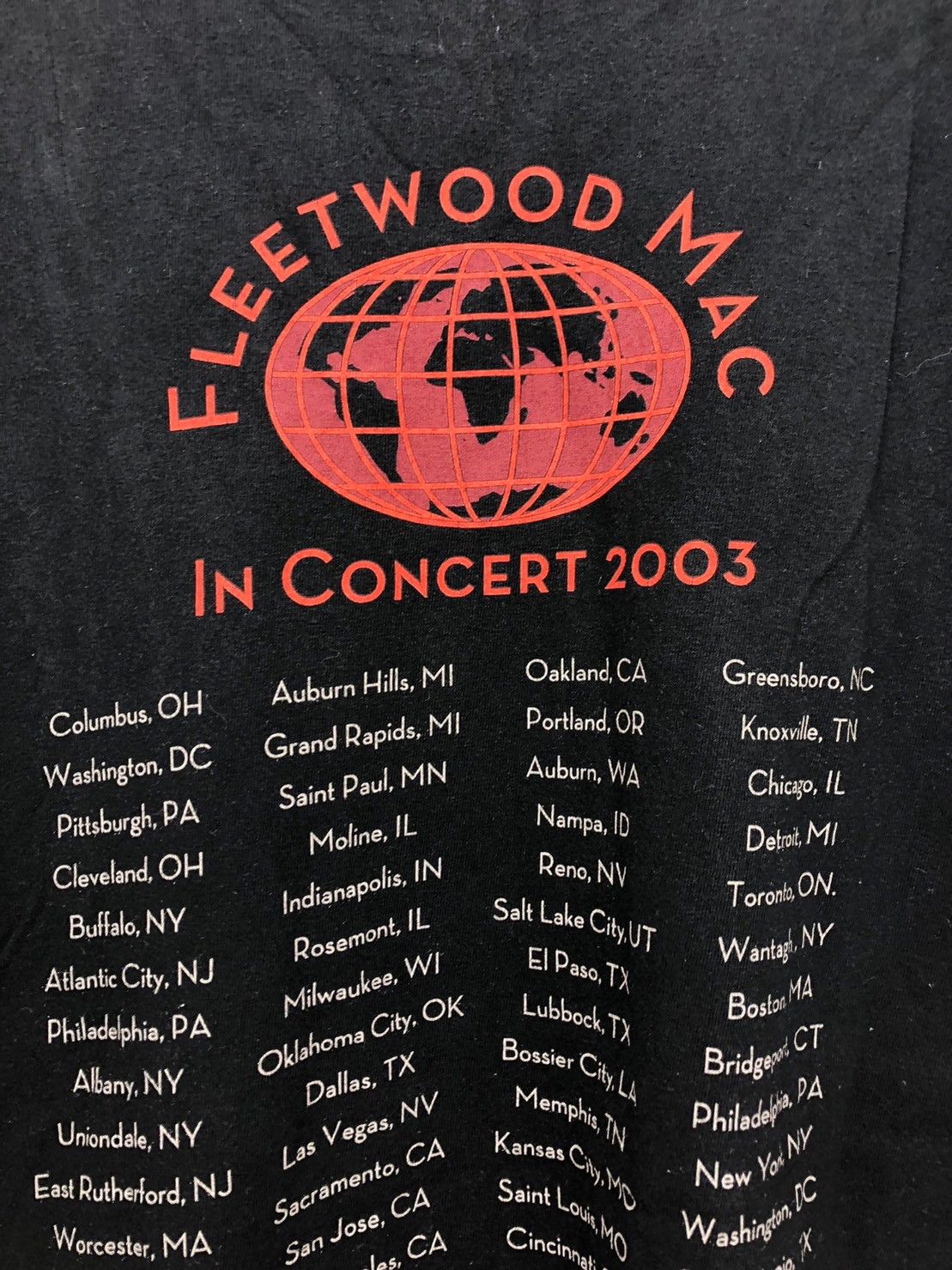 Band Tees × Vintage Vintage 2003's Fleetwood Mac shirt In Concert Tour BN Size US XL / EU 56 / 4 - 6 Thumbnail