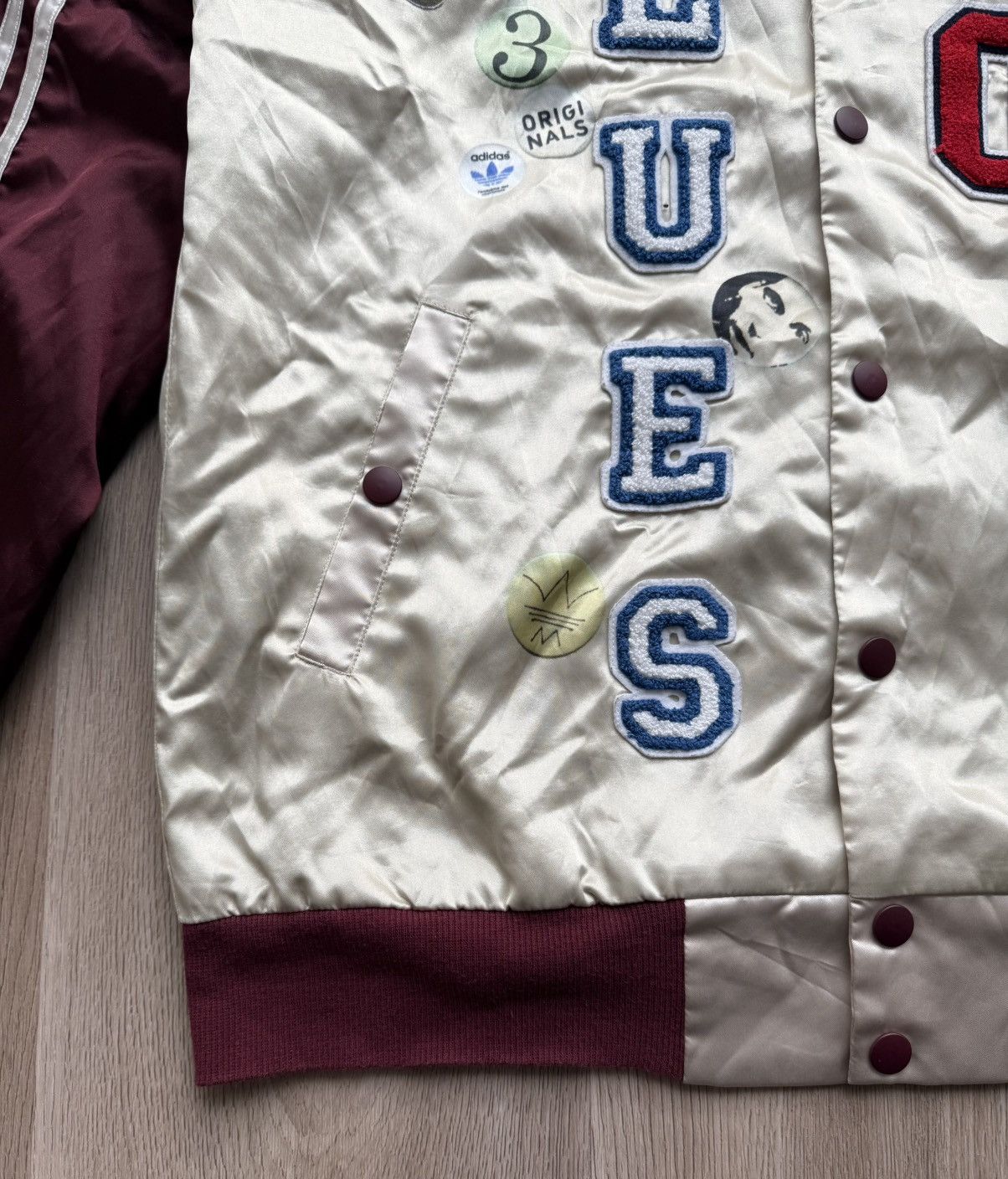 Vintage Adidas Blues 03 Sample Varsity Jacket