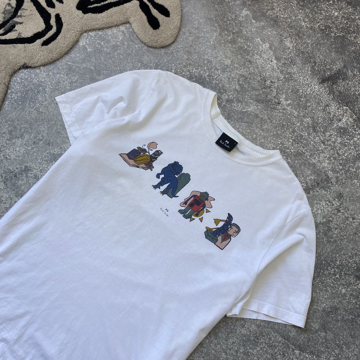 Paul Smith Designer Paul Smith Big Logo luxury streetwear tee Size US L / EU 52-54 / 3 - 2 Thumbnail