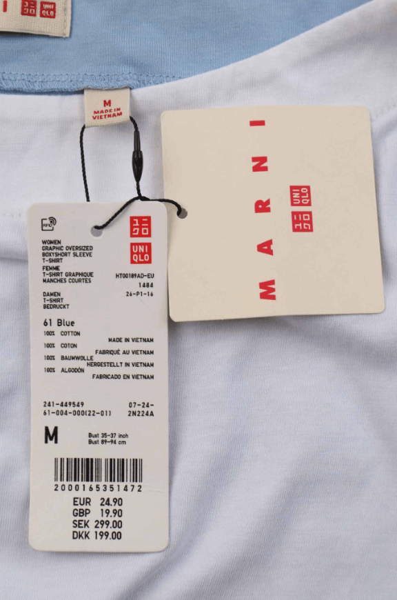 Marni × Uniqlo Women's Marni x Uniqlo Oversized Boxy Floral T-Shirt Size M Size M / US 6-8 / IT 42-44 - 3 Thumbnail