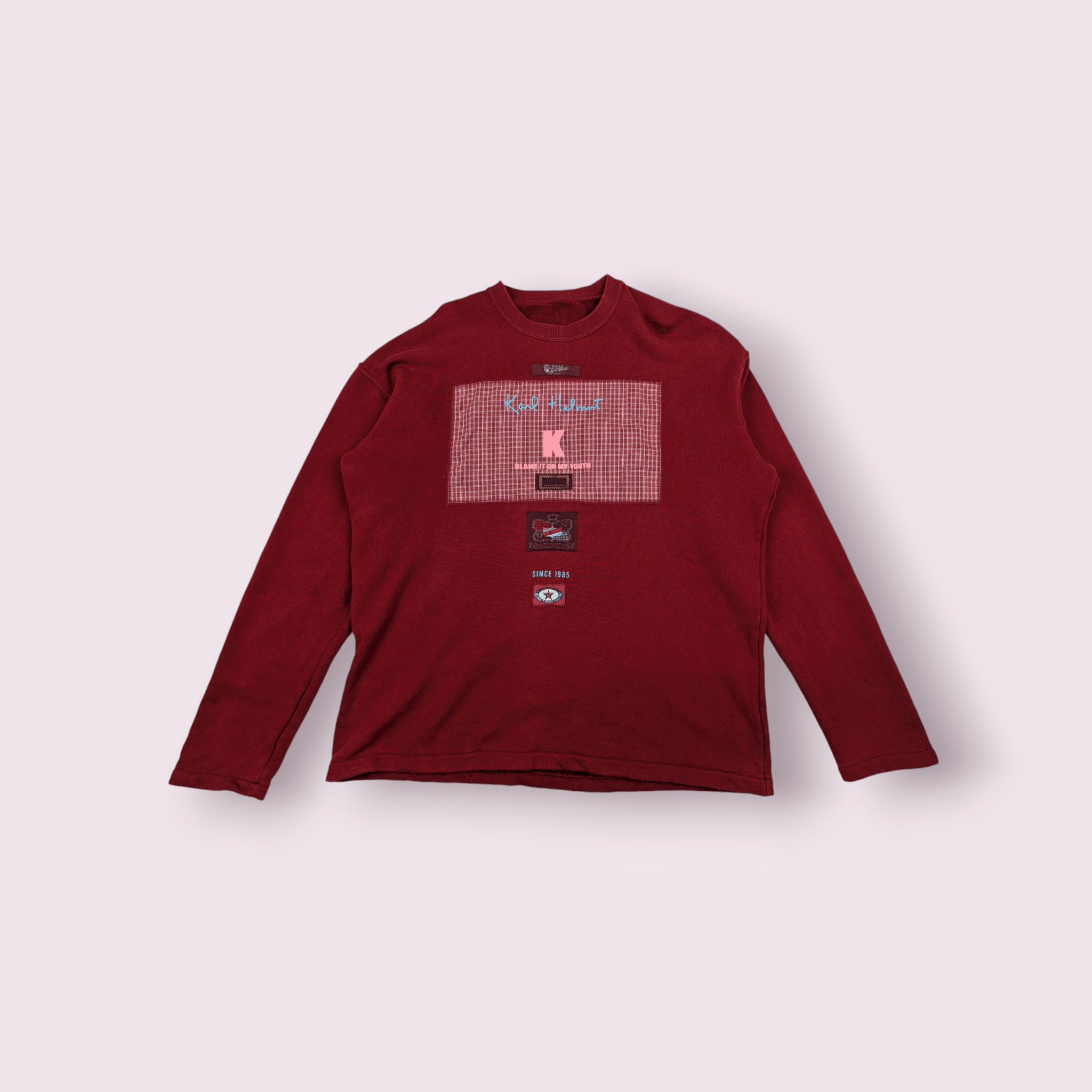 Japanese Brand KARL HELMUT Big Spell Out Logo Japan Jumper Sweatshirt Size US M / EU 48-50 / 2 - 1 Thumbnail