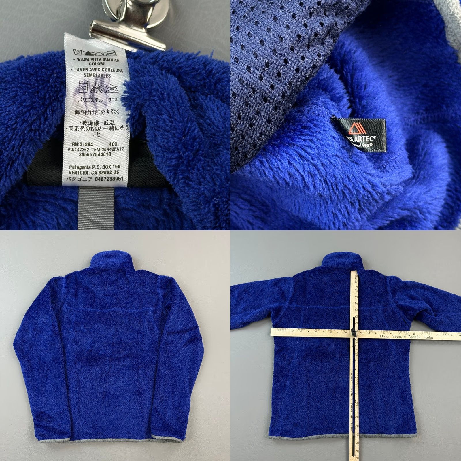 Patagonia Patagonia Re-Tool Snap T Women’s XS Blue Fleece Pullover Polartec Outdoor Jacket 25442 Size XS / US 0-2 / IT 36-38 - 8 Thumbnail