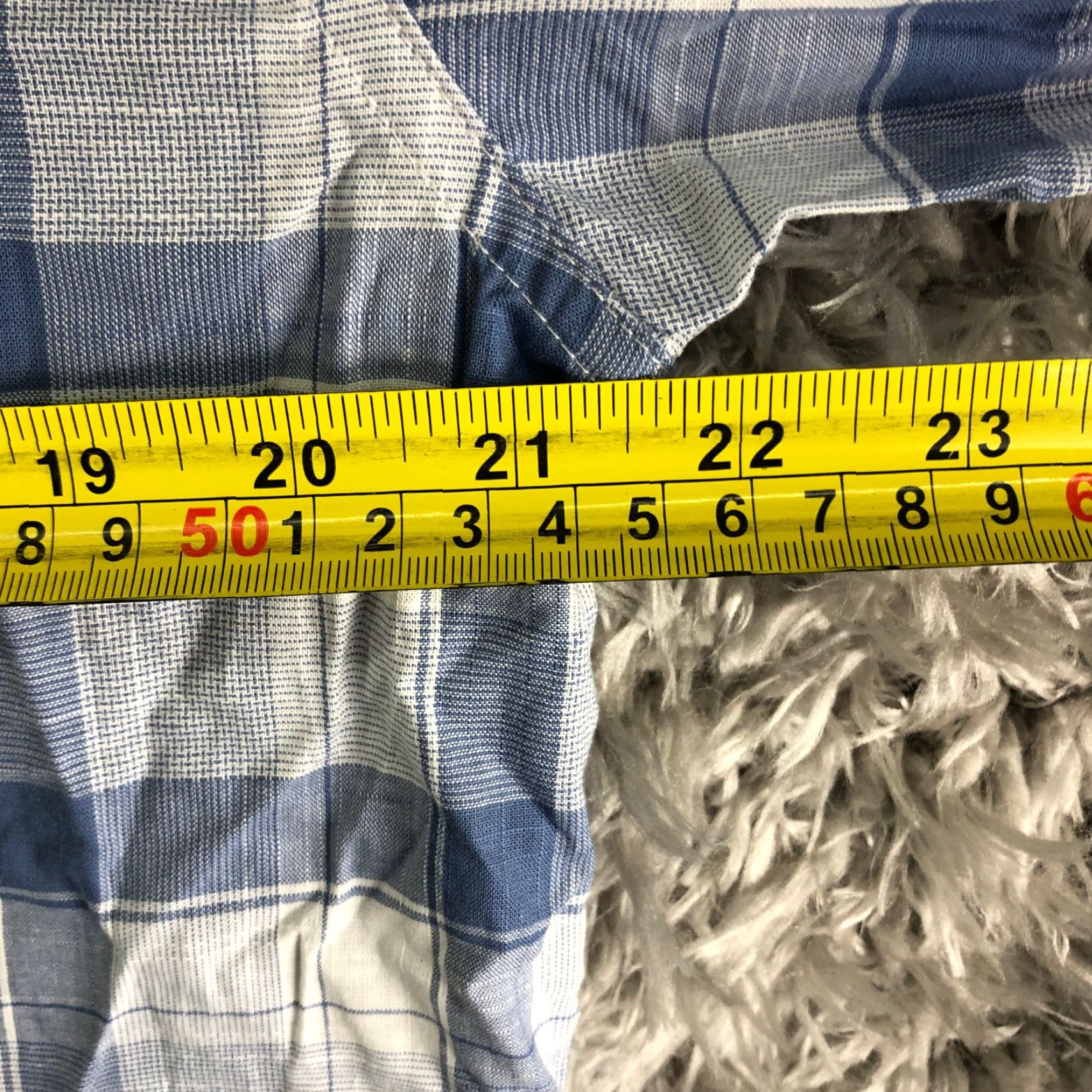 CO California Shirt Co Mens Shirt M Blue Plaid Long Sleeve Spread Collar Button-Up Size US M / EU 48-50 / 2 - 4 Thumbnail