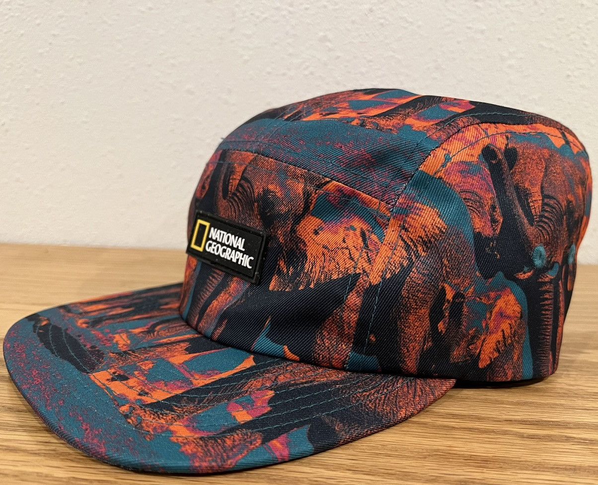 Other National Geographic Elephants 5 Panel Hat Size ONE SIZE - 2 Thumbnail