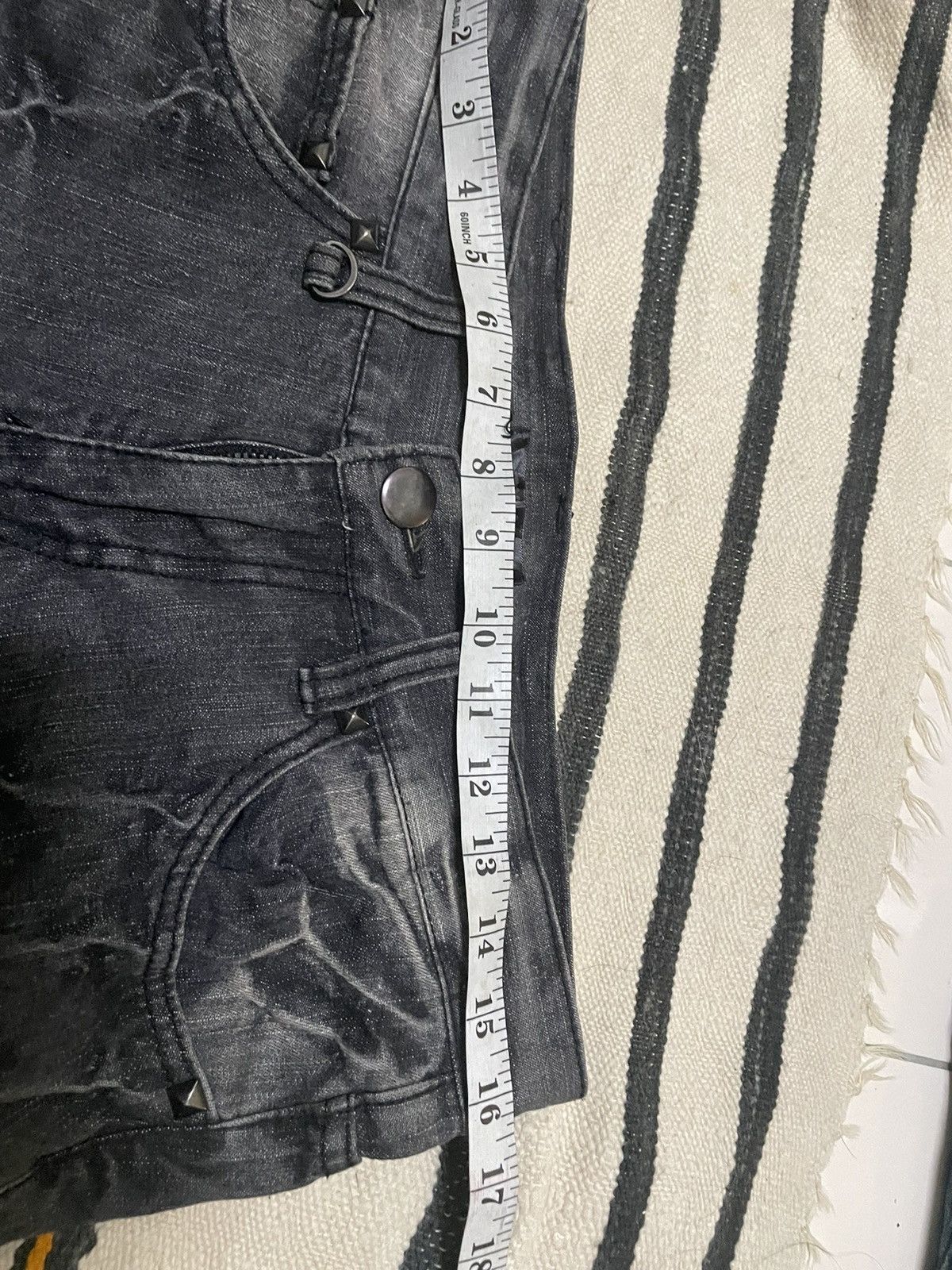 Seditionaries Distressed Bondage Punk Style Japanese Jeans Size US 32 / EU 48 - 11 Thumbnail