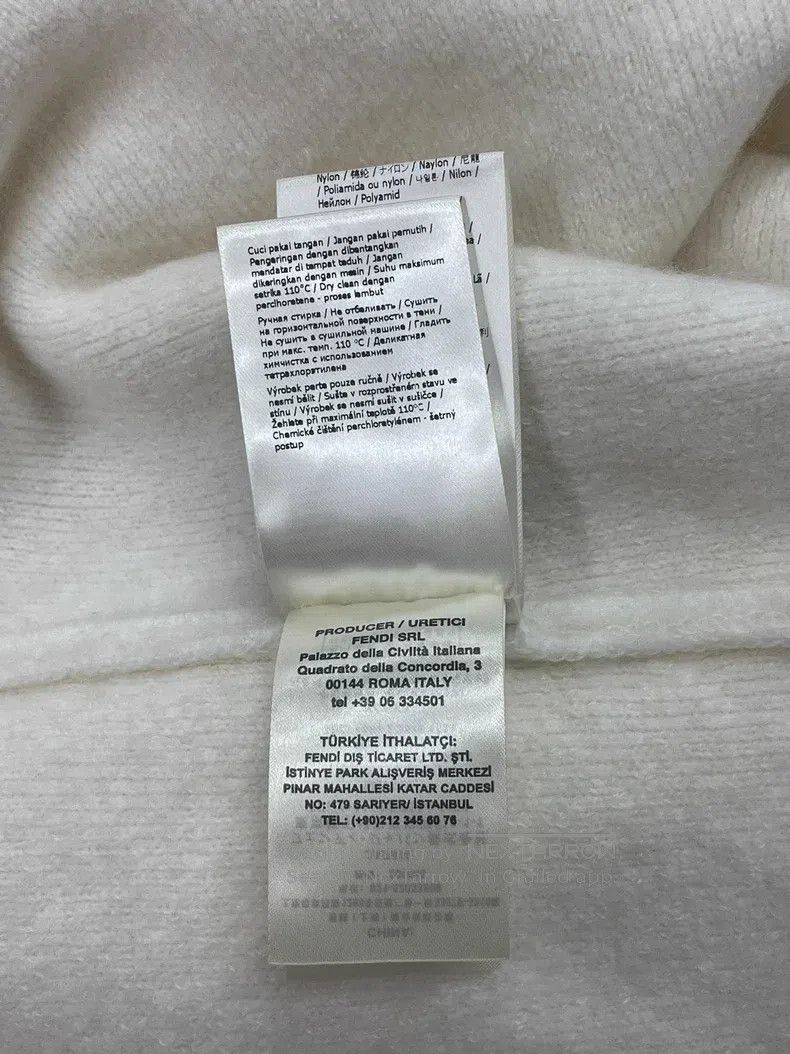 Fendi Fendi Show Model White Mohair Knit Cardigan Size S / US 4 / IT 40 - 7 Thumbnail