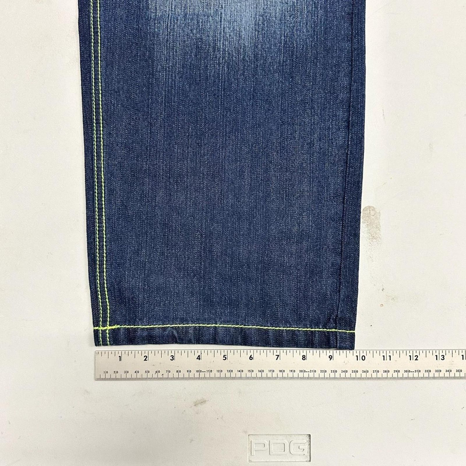 Vintage Vintage baggy y2k riflessi faded blue skater unique denim Size US 34 / EU 50 - 7 Thumbnail