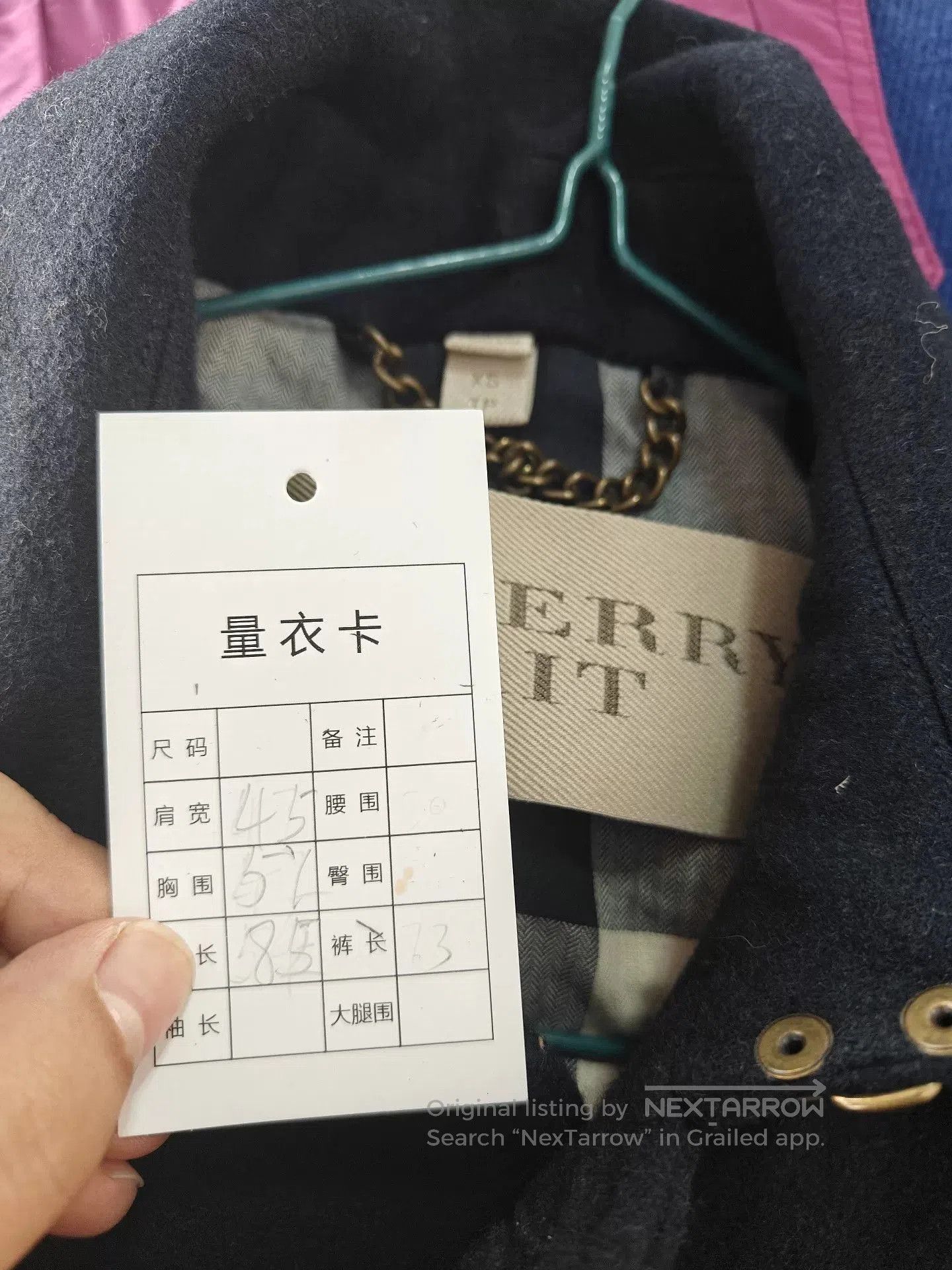 Burberry Authentic Burberry Wool Coat. Size US M / EU 48-50 / 2 - 5 Thumbnail