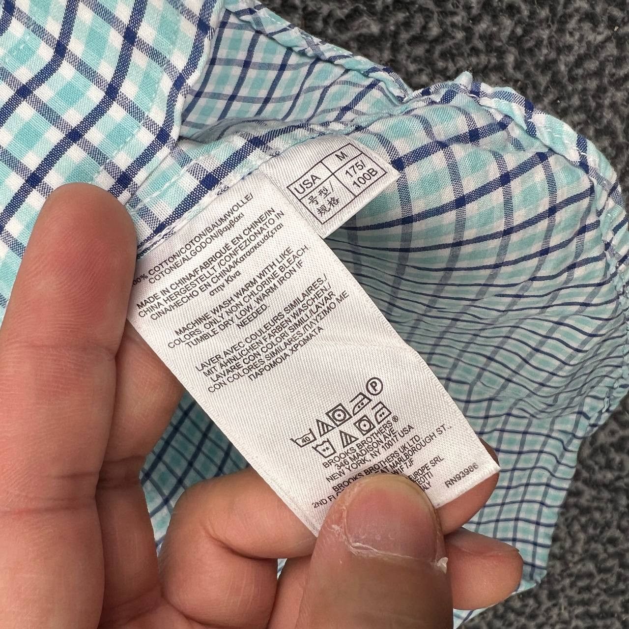 Brooks Brothers Brooks Brothers Button Down Shirt Men Check Long Sleeve M Size US M / EU 48-50 / 2 - 6 Thumbnail