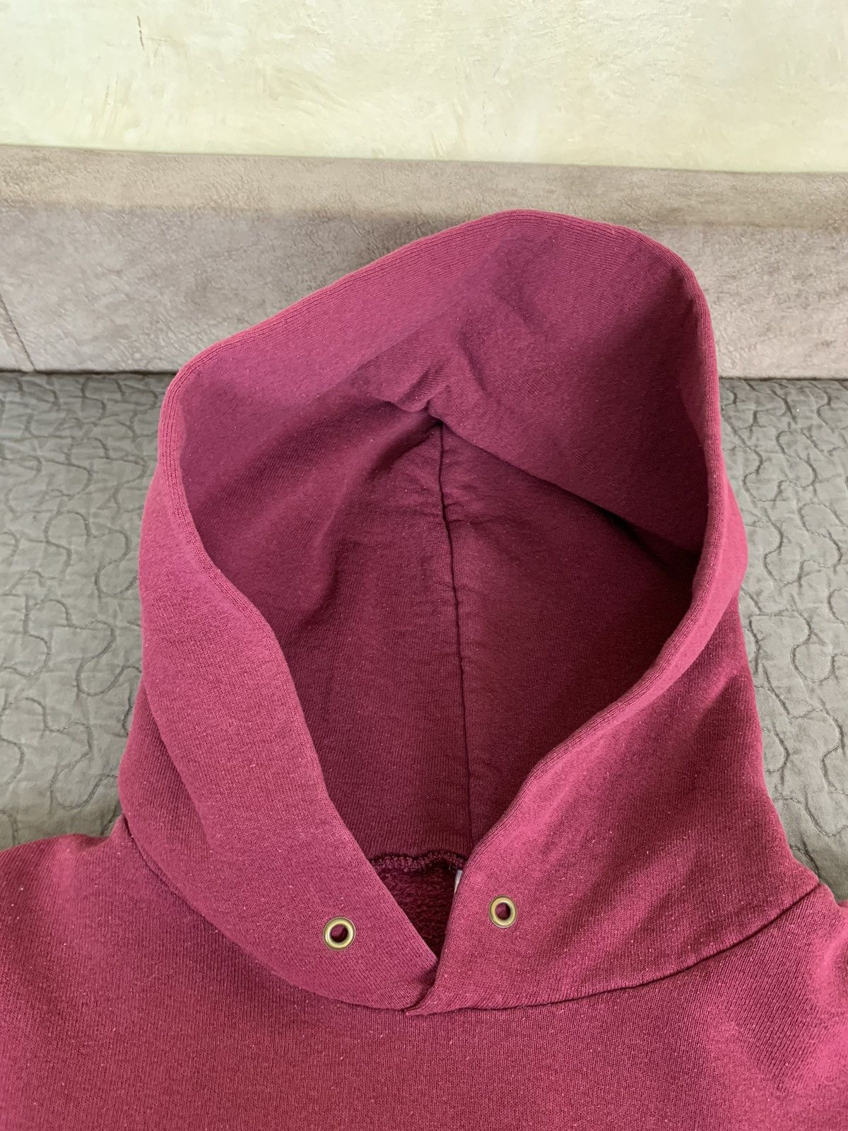 Fruit Of The Loom Vintage Fruit Of The Loom Blank Hoodie Size US L / EU 52-54 / 3 - 4 Thumbnail