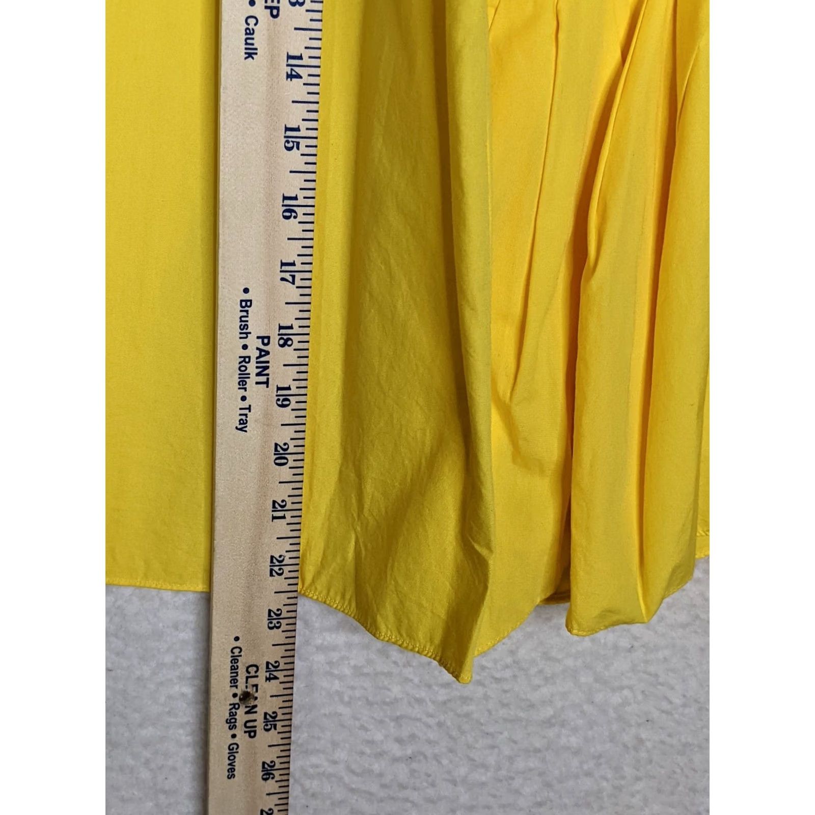 Zara Zara Blouse S Yellow Bell Sleeve Pullover Shirt Cotton Women Casual V-Neck Pullover Size S / US 4 / IT 40 - 5 Thumbnail